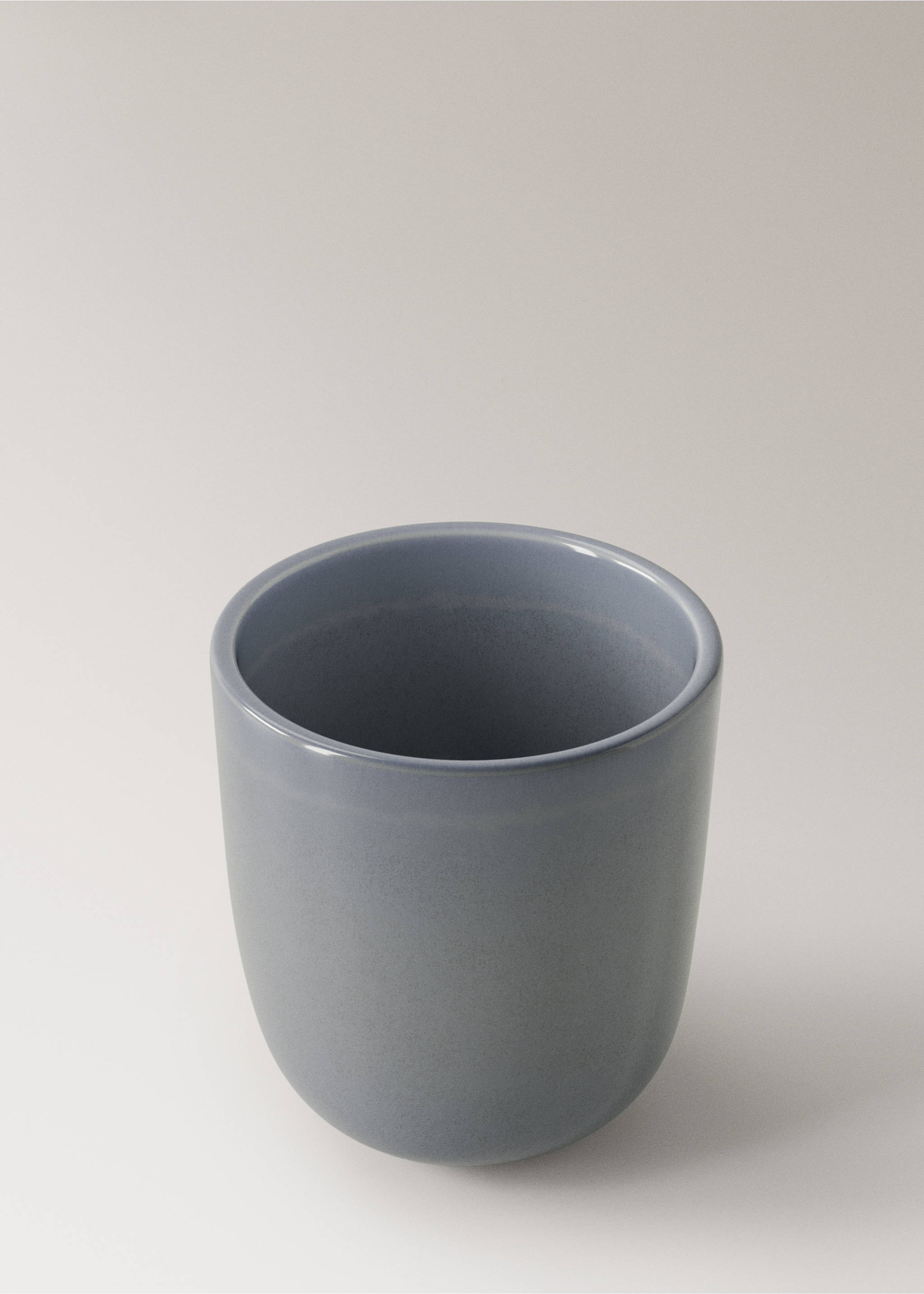Stoneware expresso coffee cup - Details of the article 1, Ink Blue. Ref: 17022042-00.