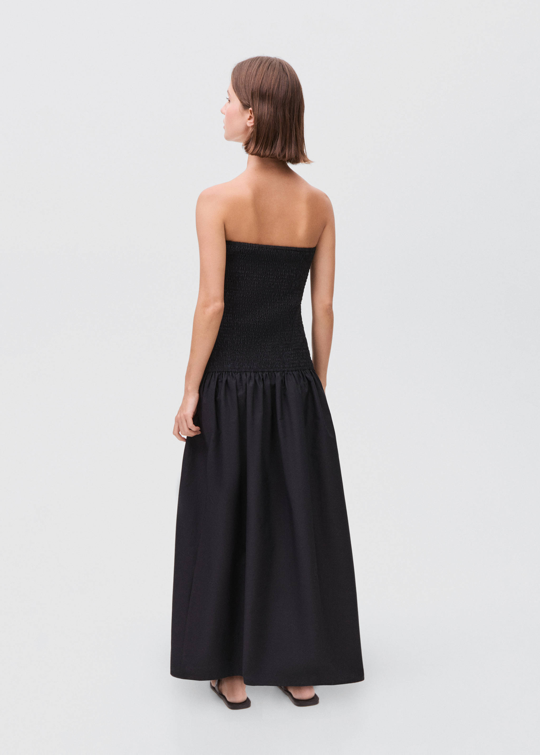Strapless maxi-dress - Reverse of the article