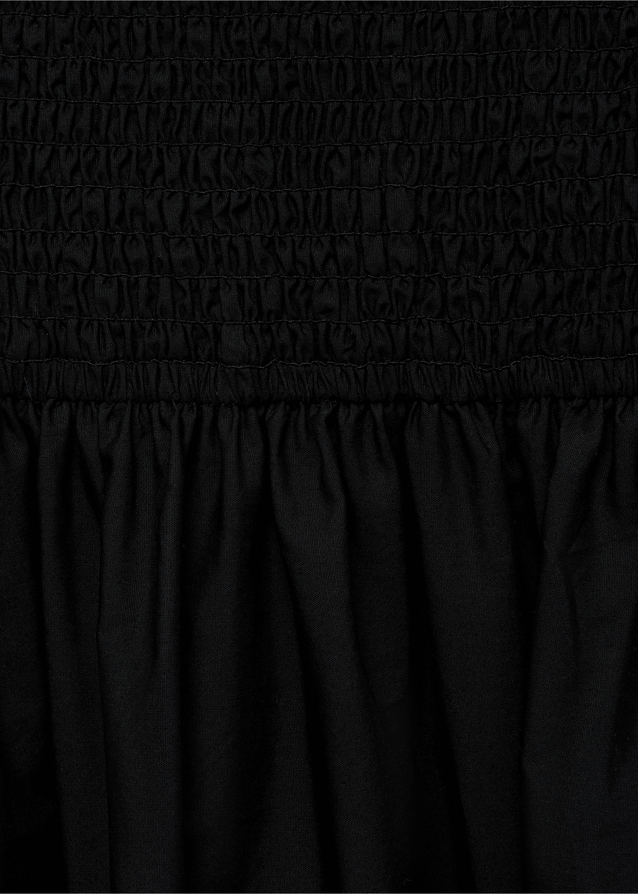 Strapless maxi-dress - Details of the article 8, Black. Ref: 17022535-00.