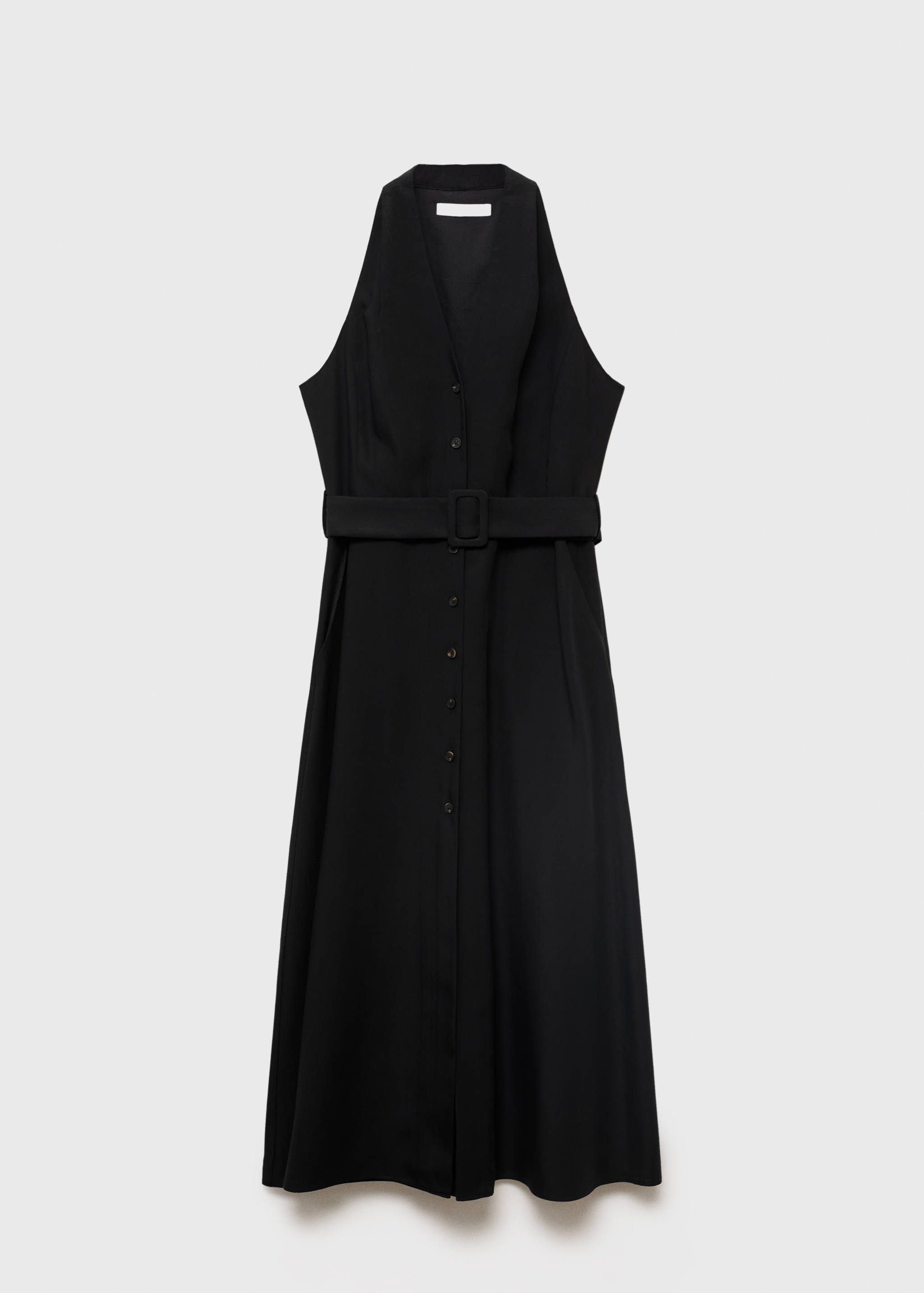 Lyocell-Kleid mit Gürtel - Artikel ohne Model