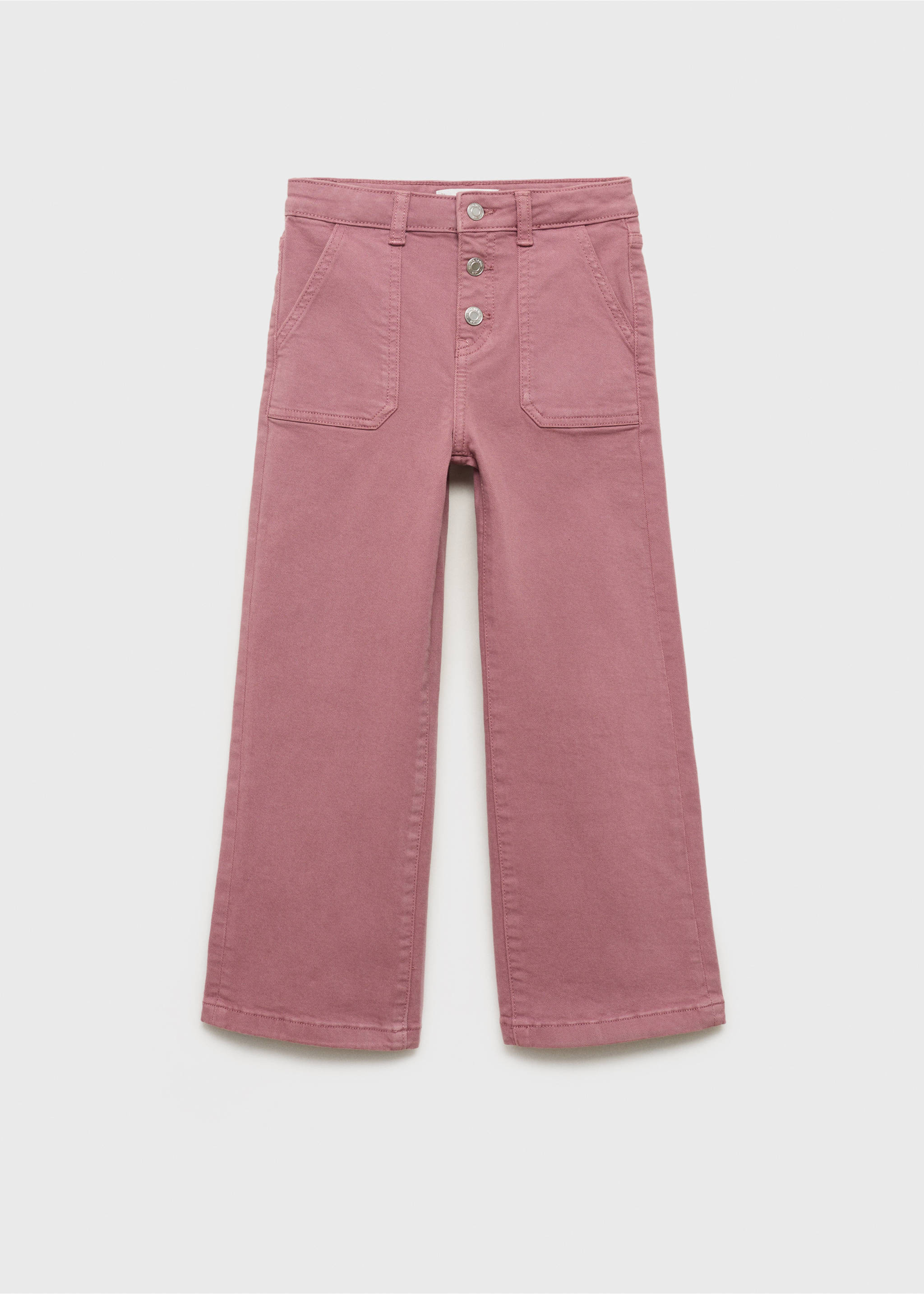 Jean droit à poches - Article sans modèle, Rose. Ref: 17022538-00.