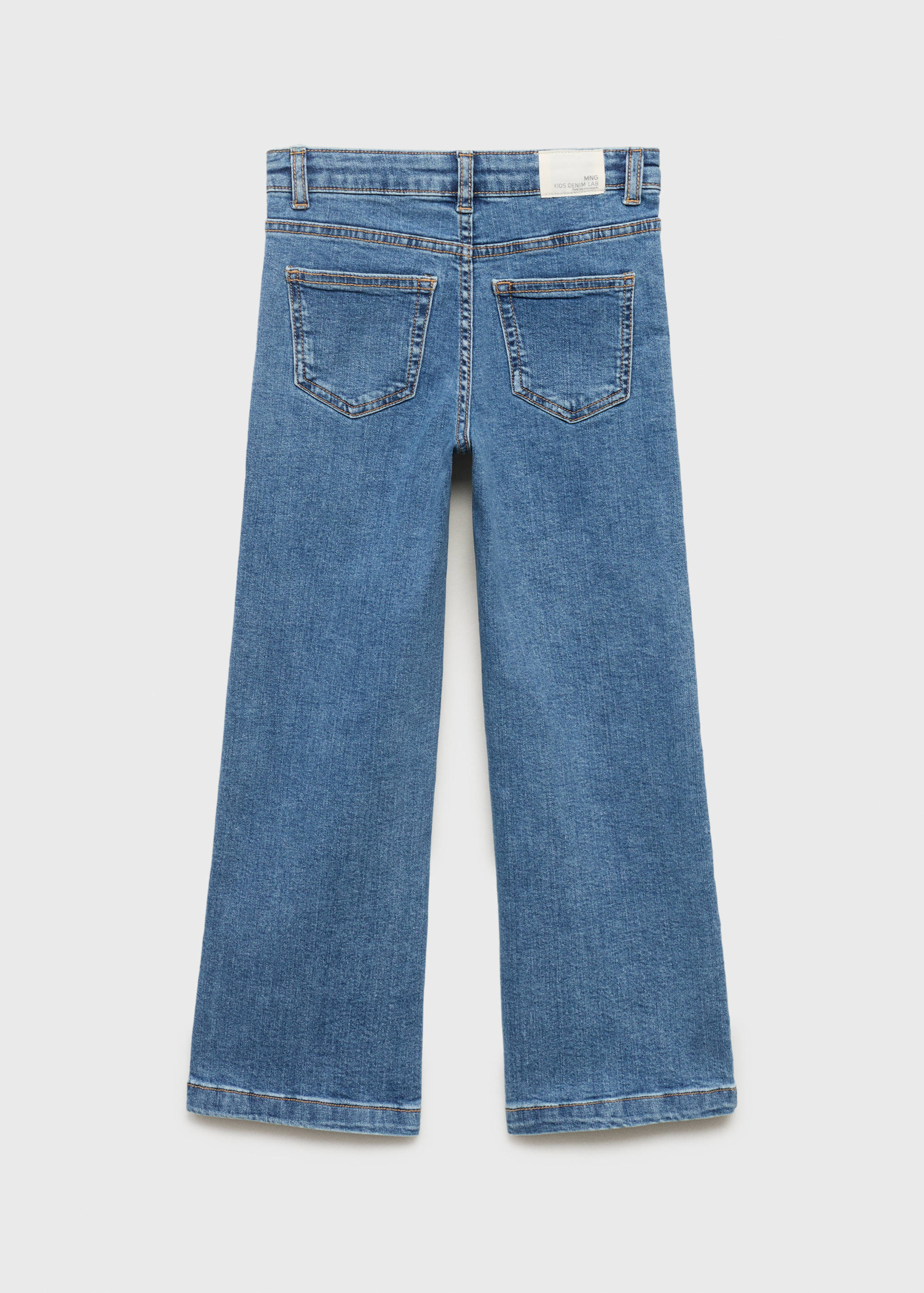 Jeans rectos bolsillos - Reverso del artículo