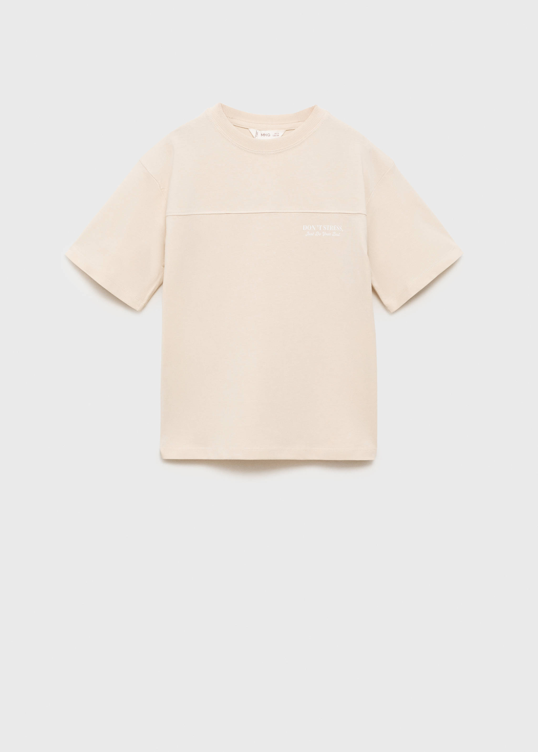 Printed cotton-blend T-shirt - Article without model