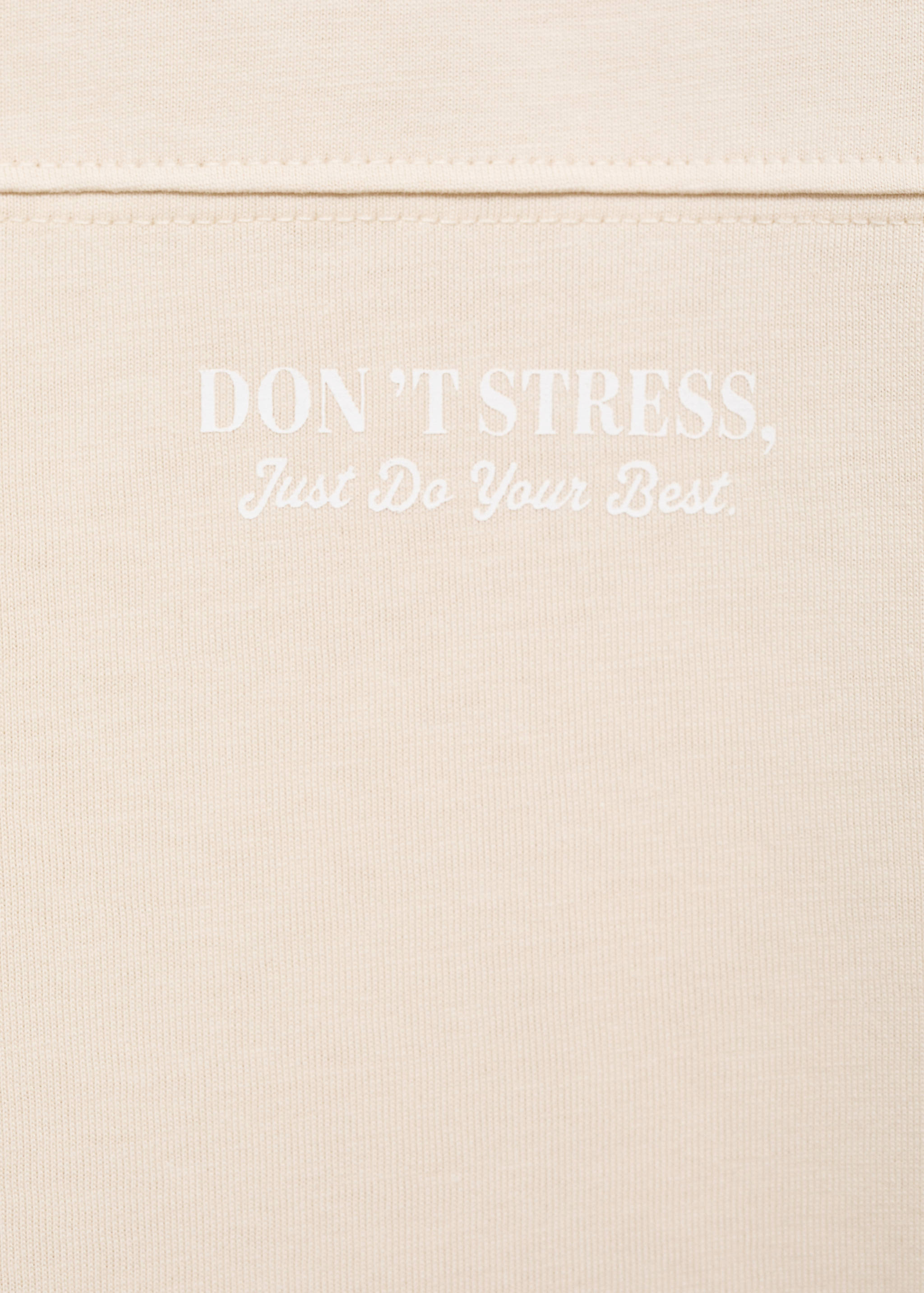 Printed cotton-blend T-shirt - Details of the article 0