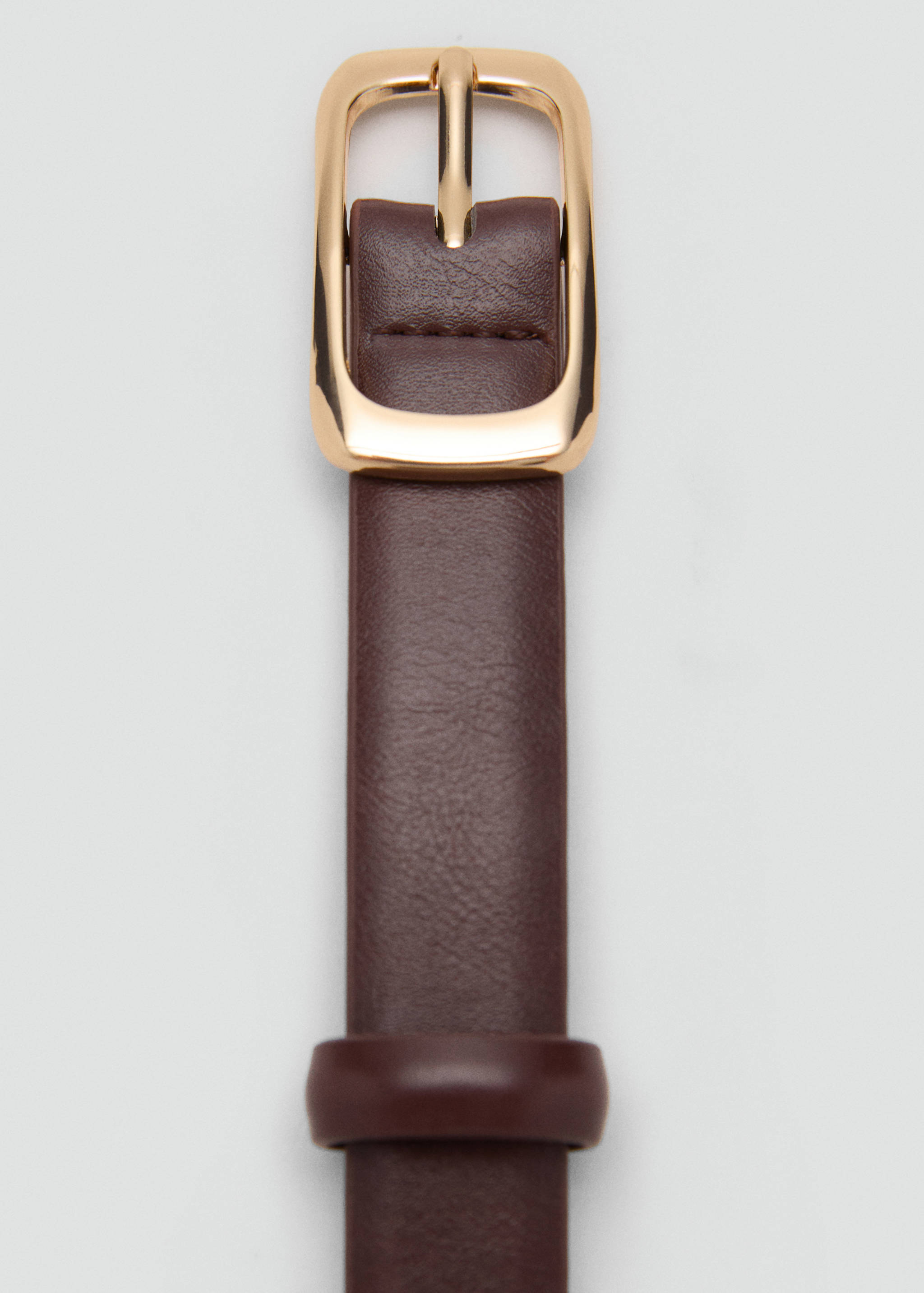 Ceinture boucle rectangulaire - Plan moyen