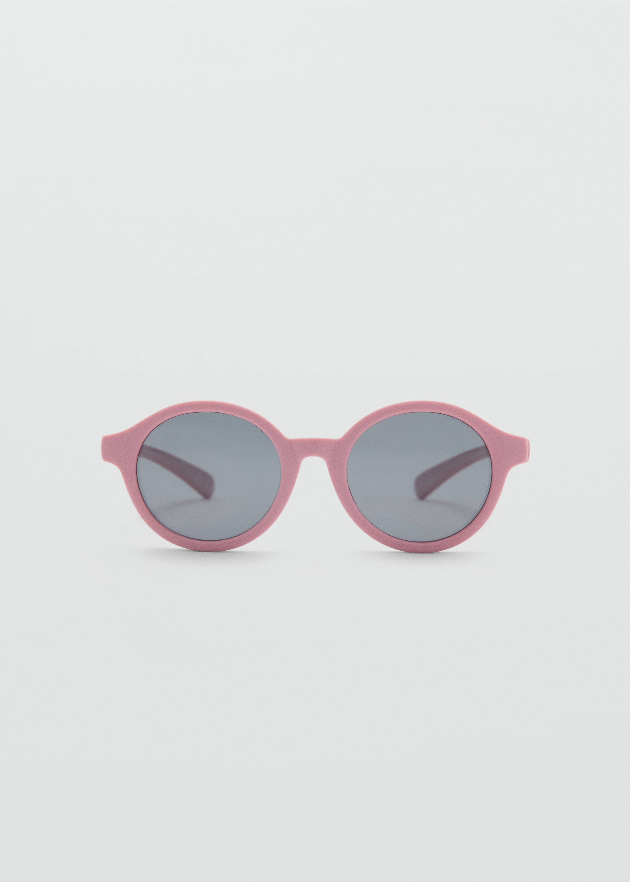 Sonnenbrille mit rundem Gestell - Artikel ohne Model, Zartrosa. Ref: 17022548-00.