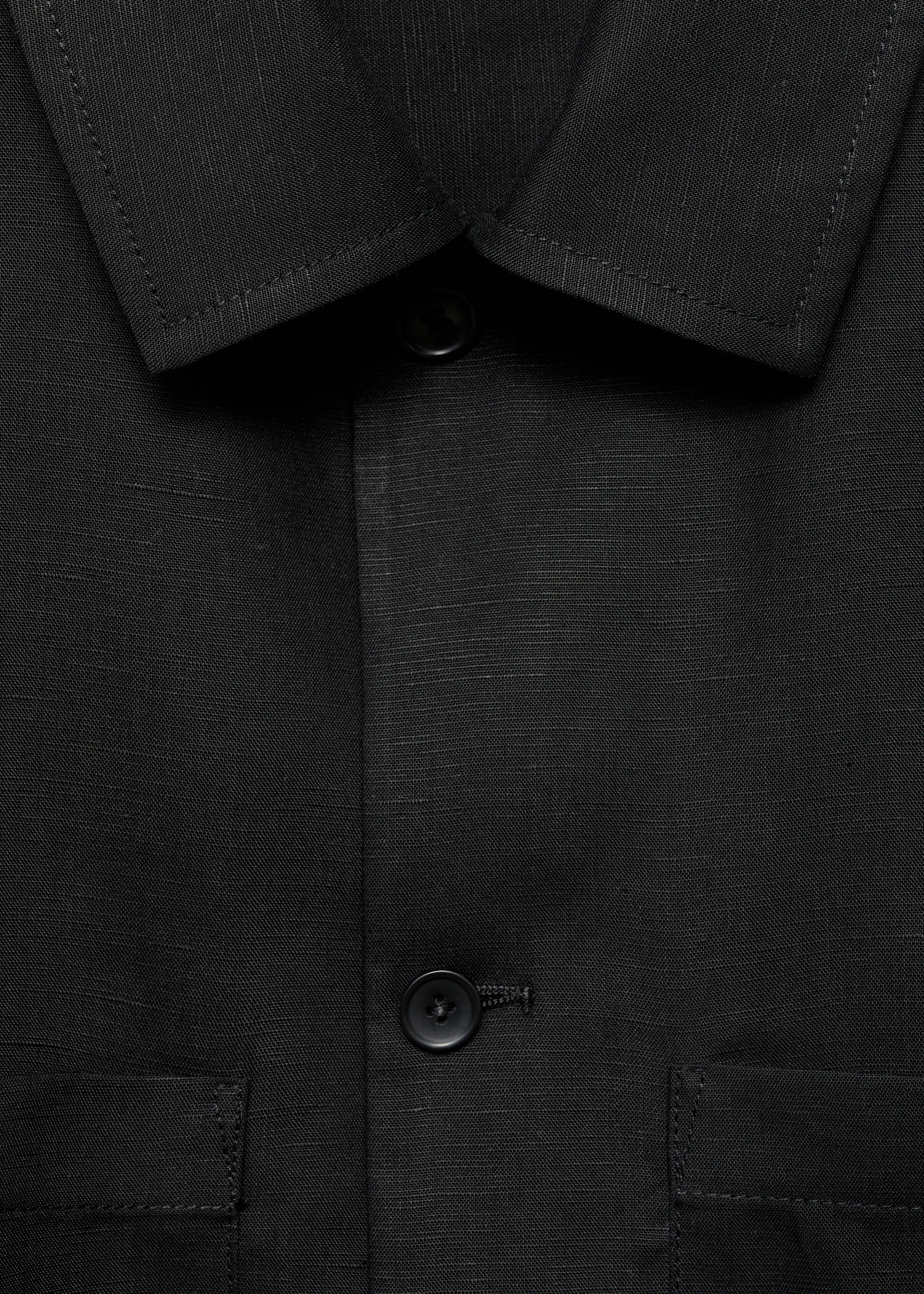 Linen-blend jacket with pockets - Details of the article 8