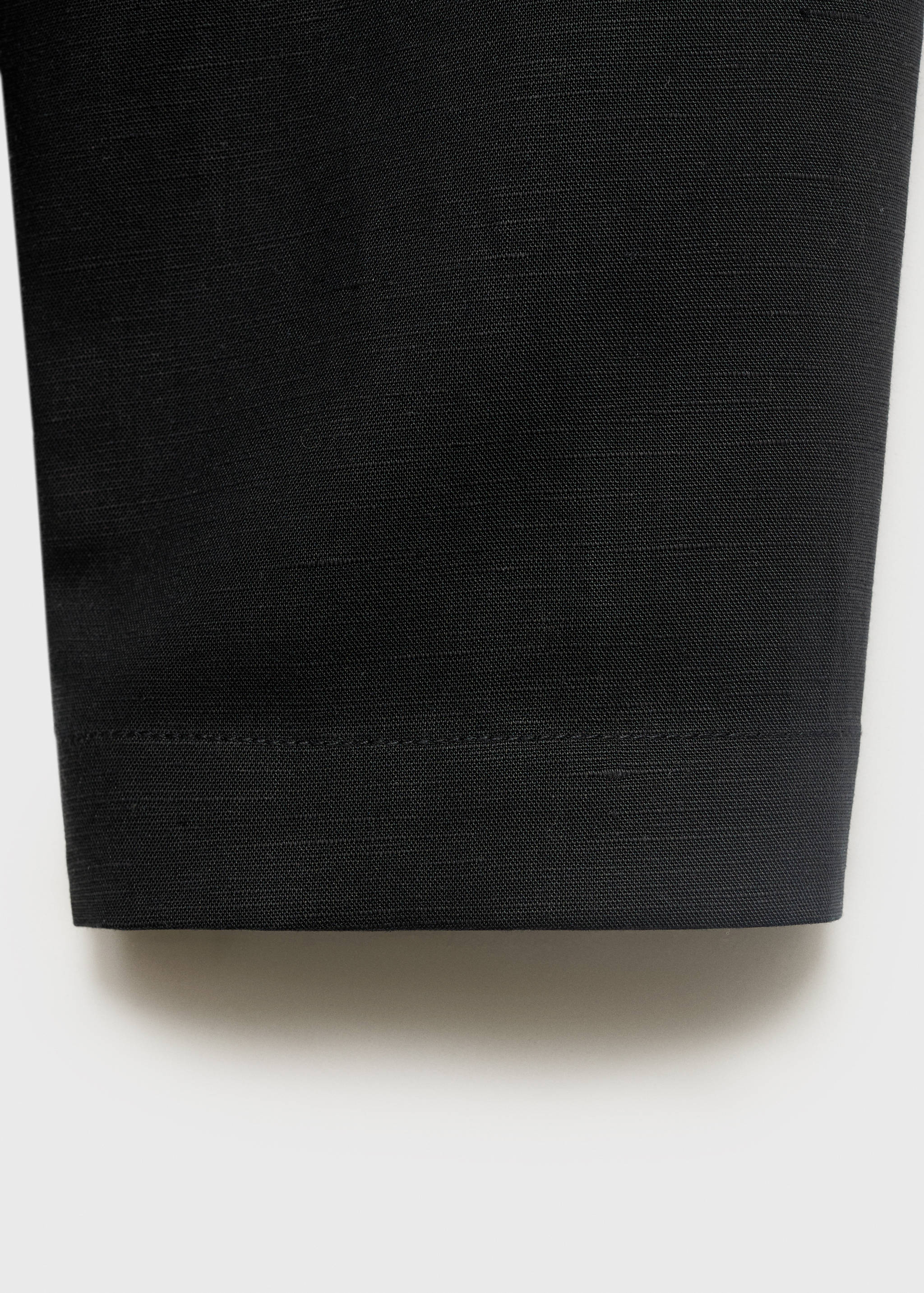 Linen-blend jacket with pockets - Details of the article 0