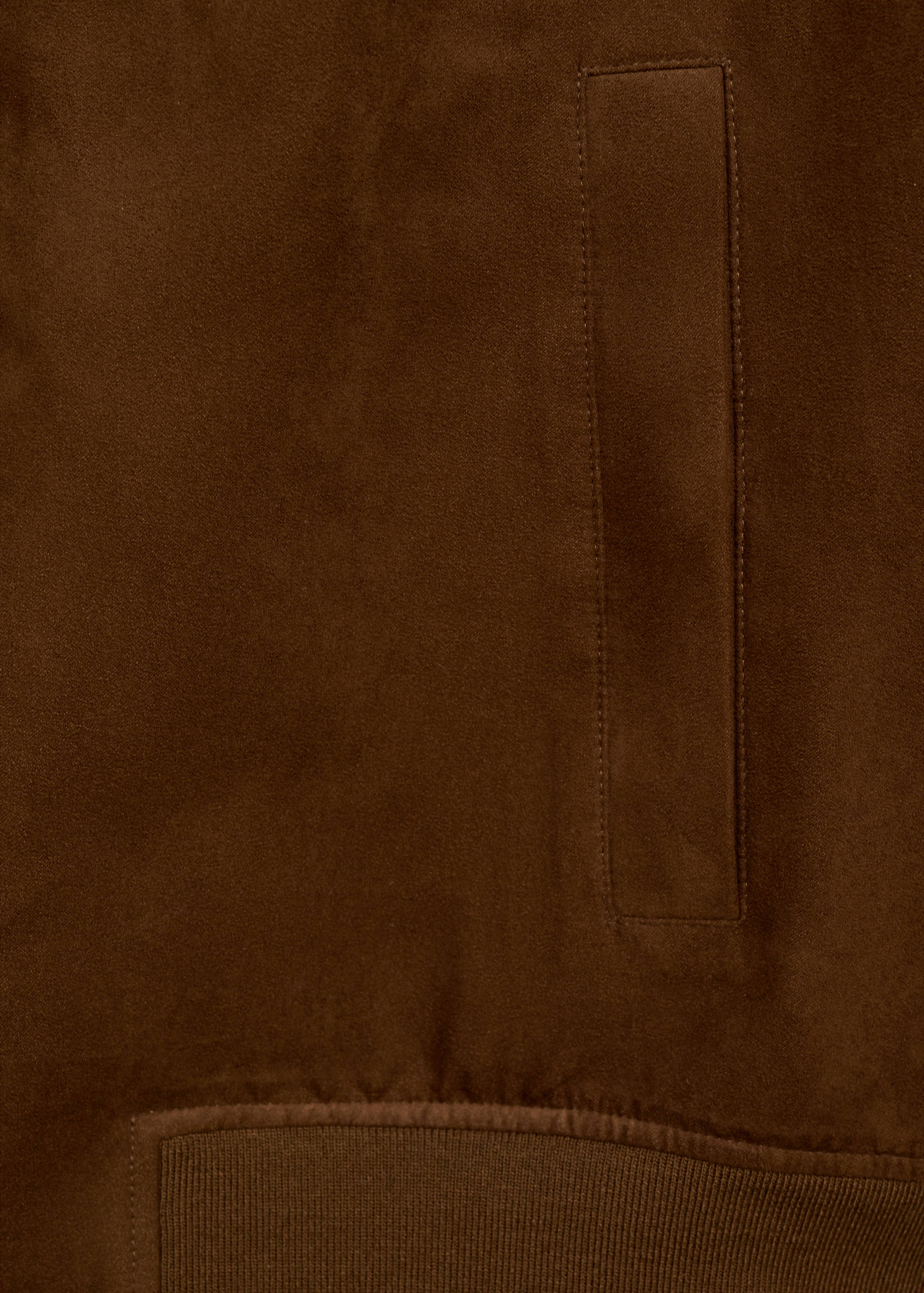 Suede faux-leather jacket - Details of the article 0