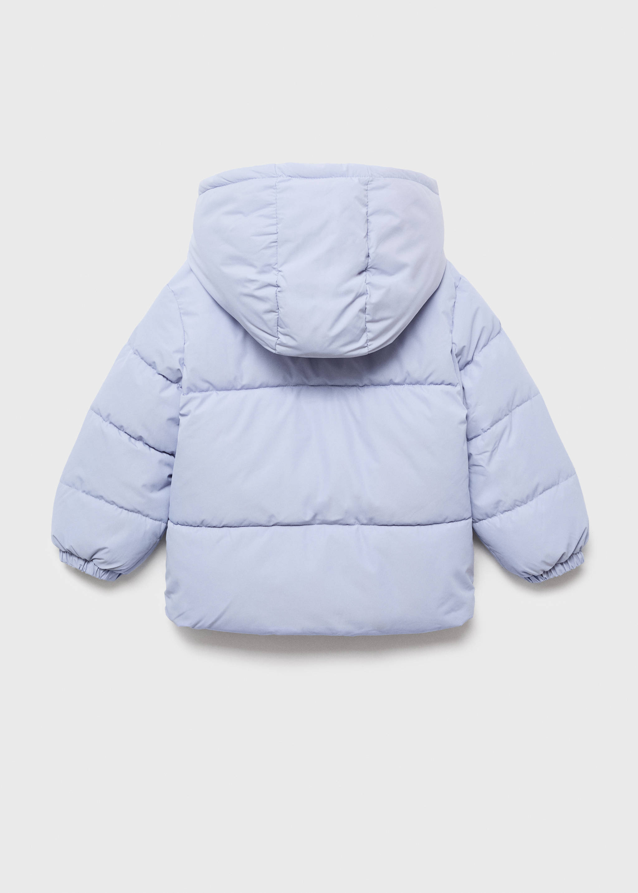 Hood puffer coat - Reverse of the article