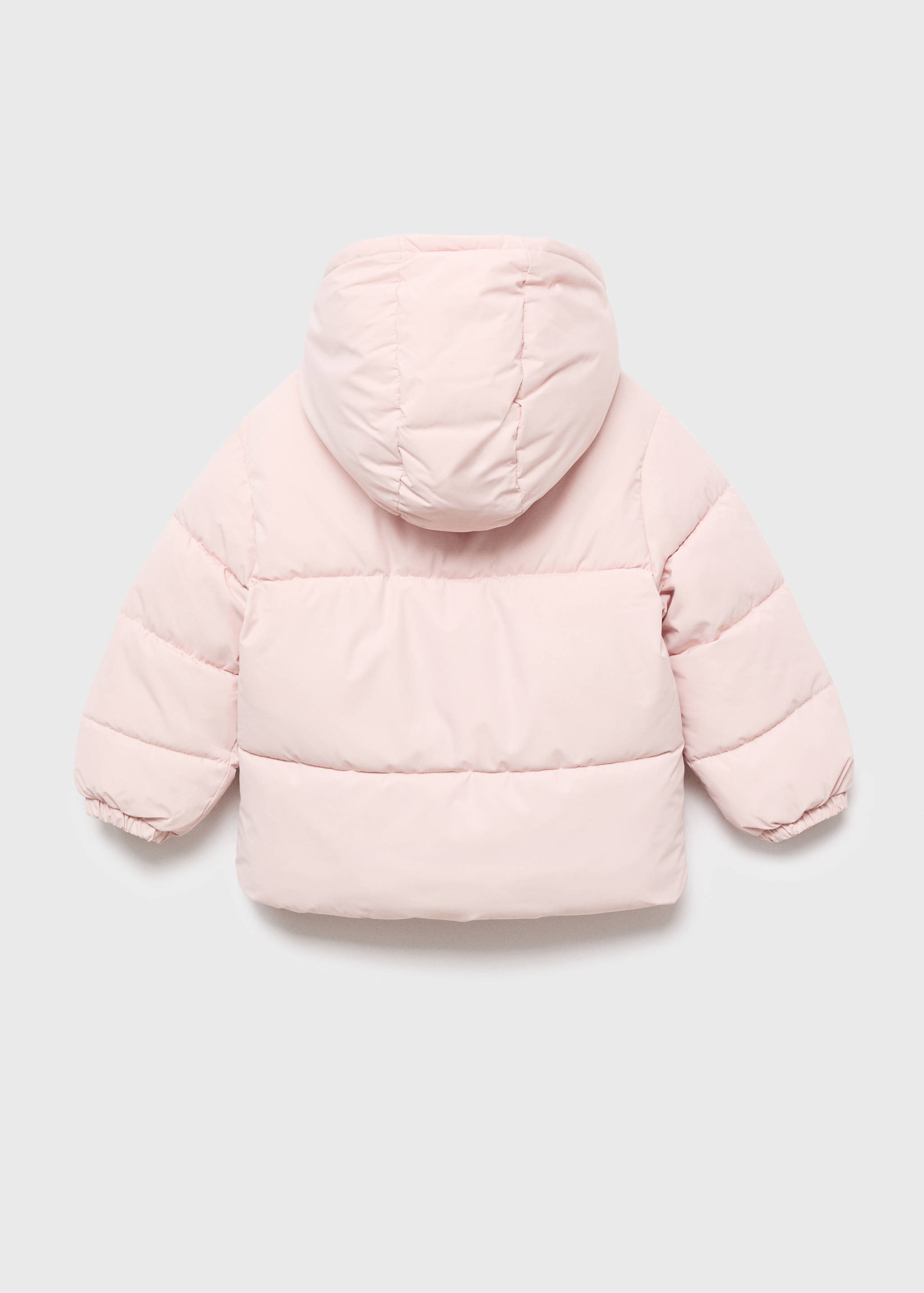 Hood puffer coat - Reverse of the article