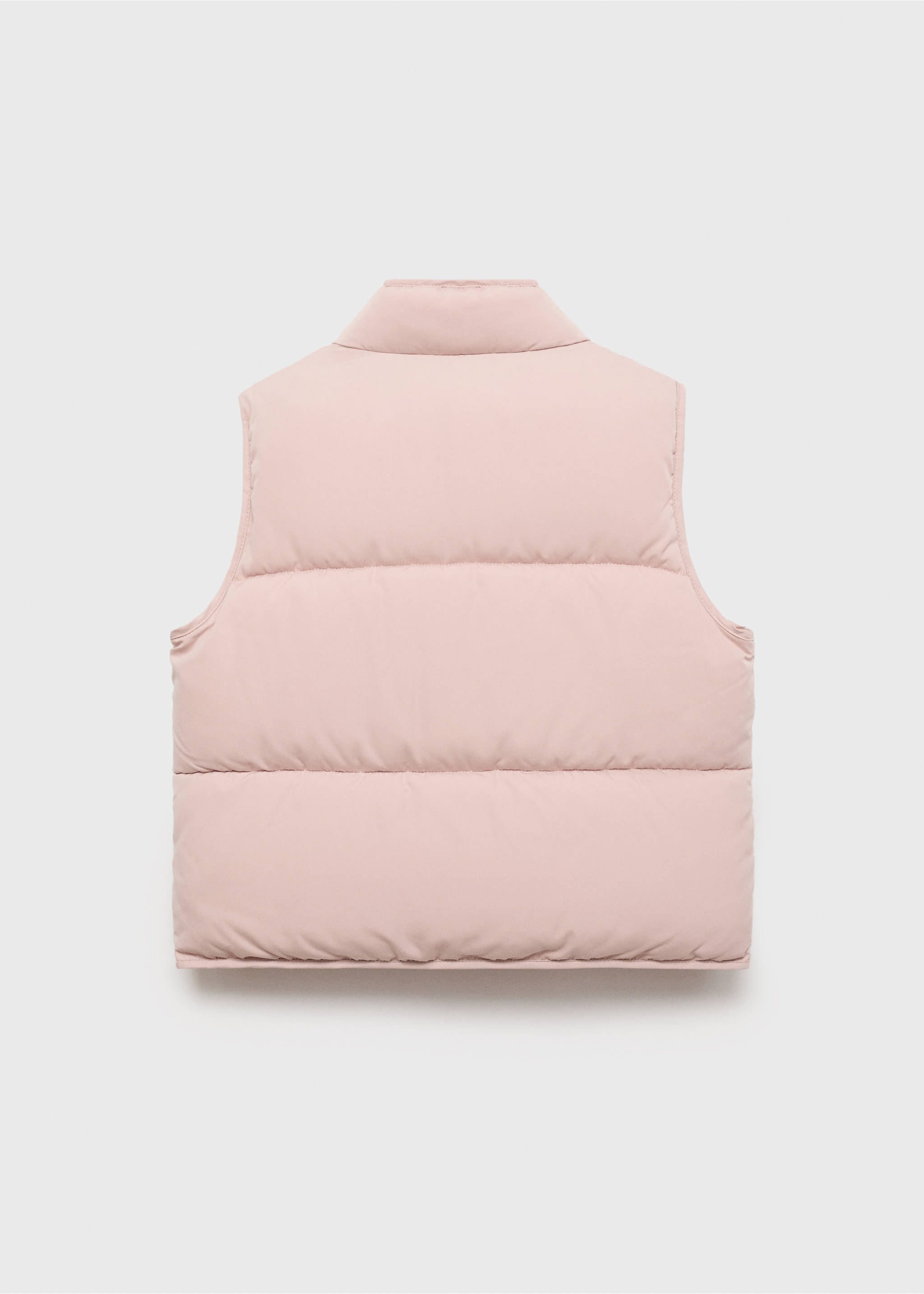 Quilted gilet - Reverse of the article, Pink. Ref: 17022898-00.