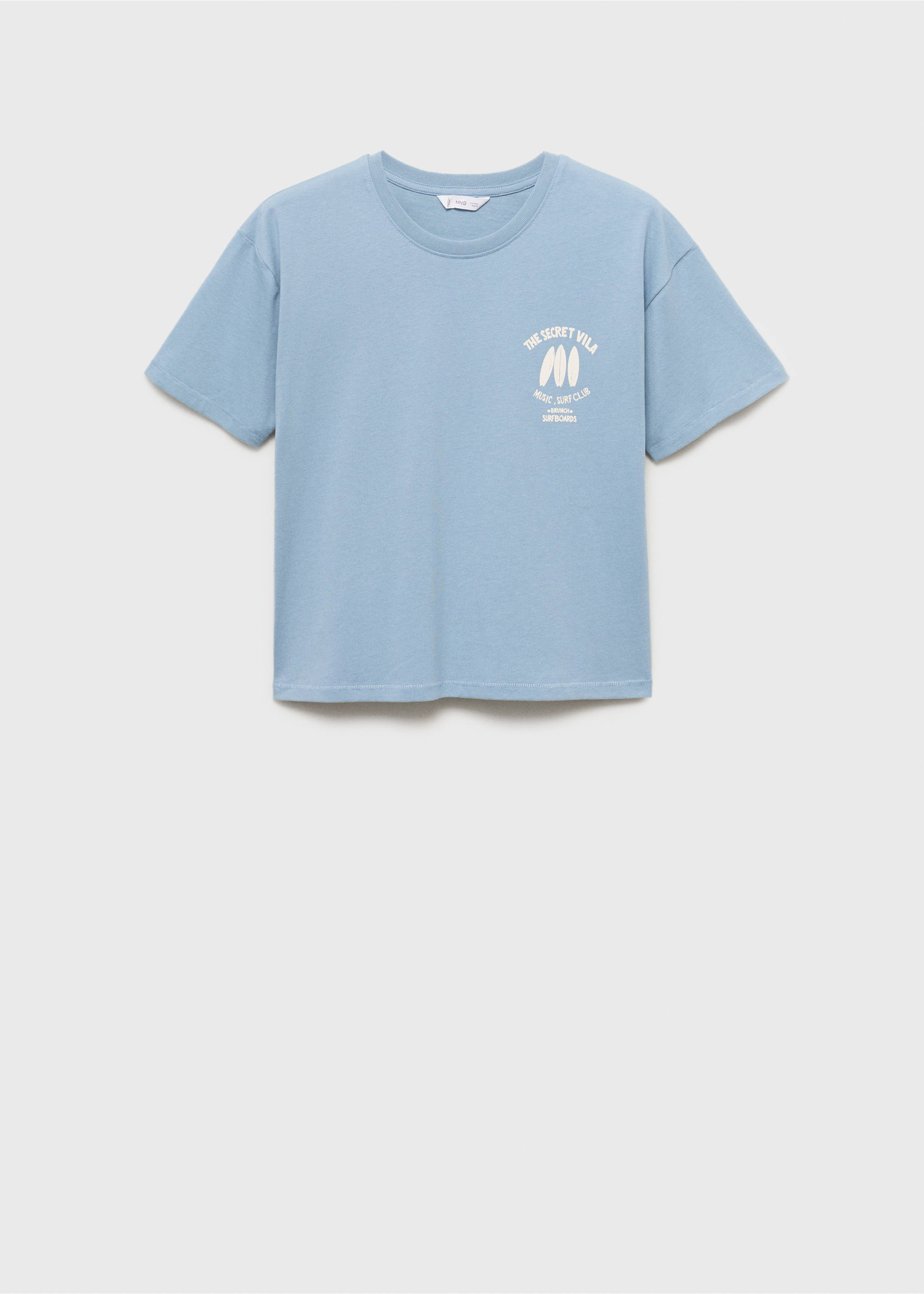 Surf printed t-shirt - Article without model, Blue. Ref: 17022899-00.