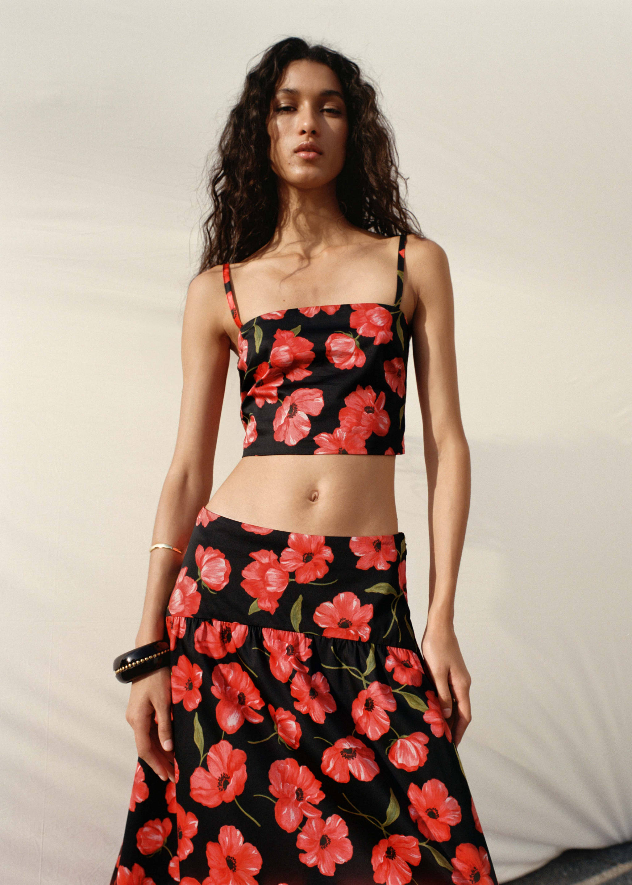 Crop top à fleurs - Détail de l'article 7
