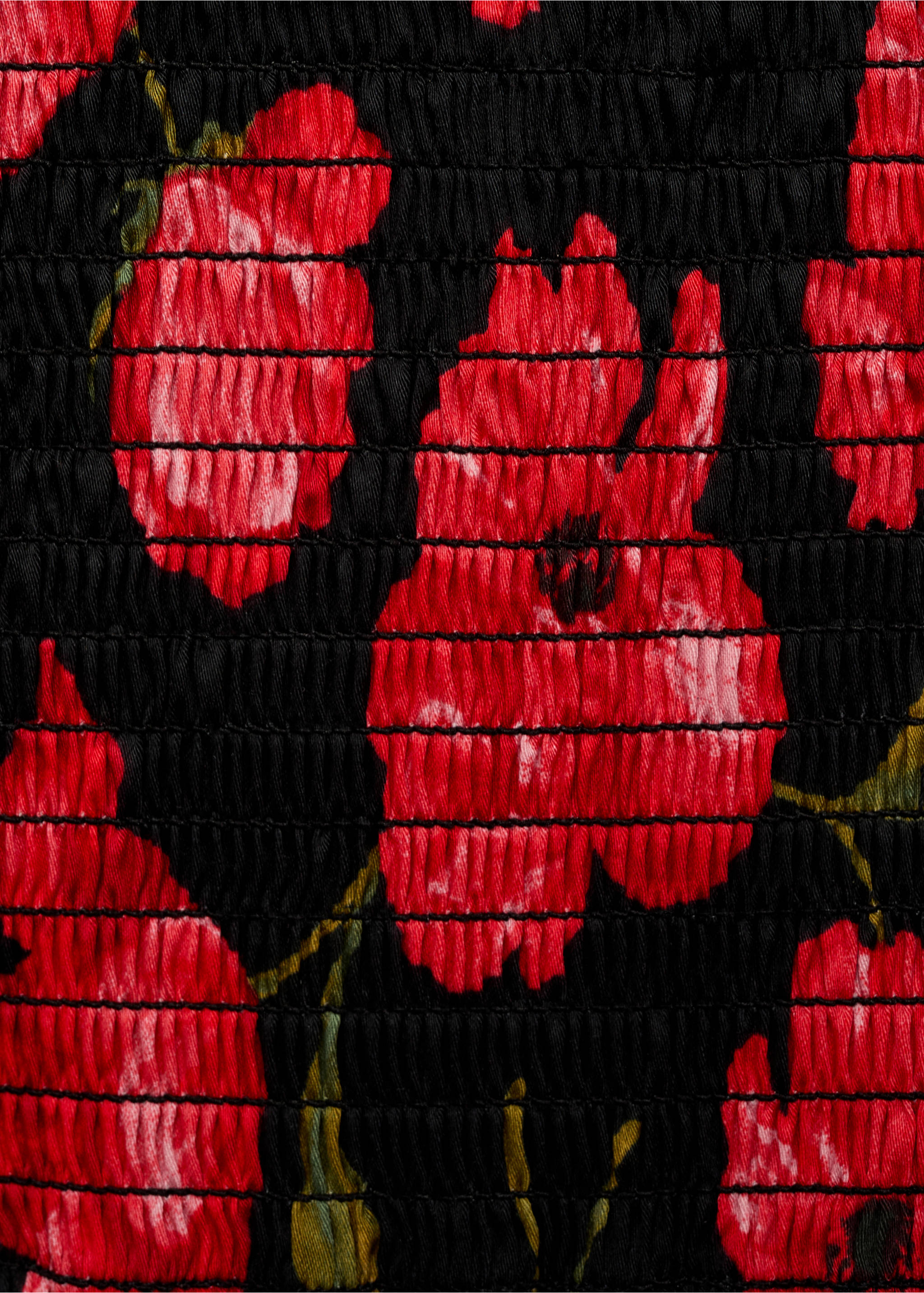 Crop top à fleurs - Détail de l'article 0, Noir. Ref: 17022902-00.
