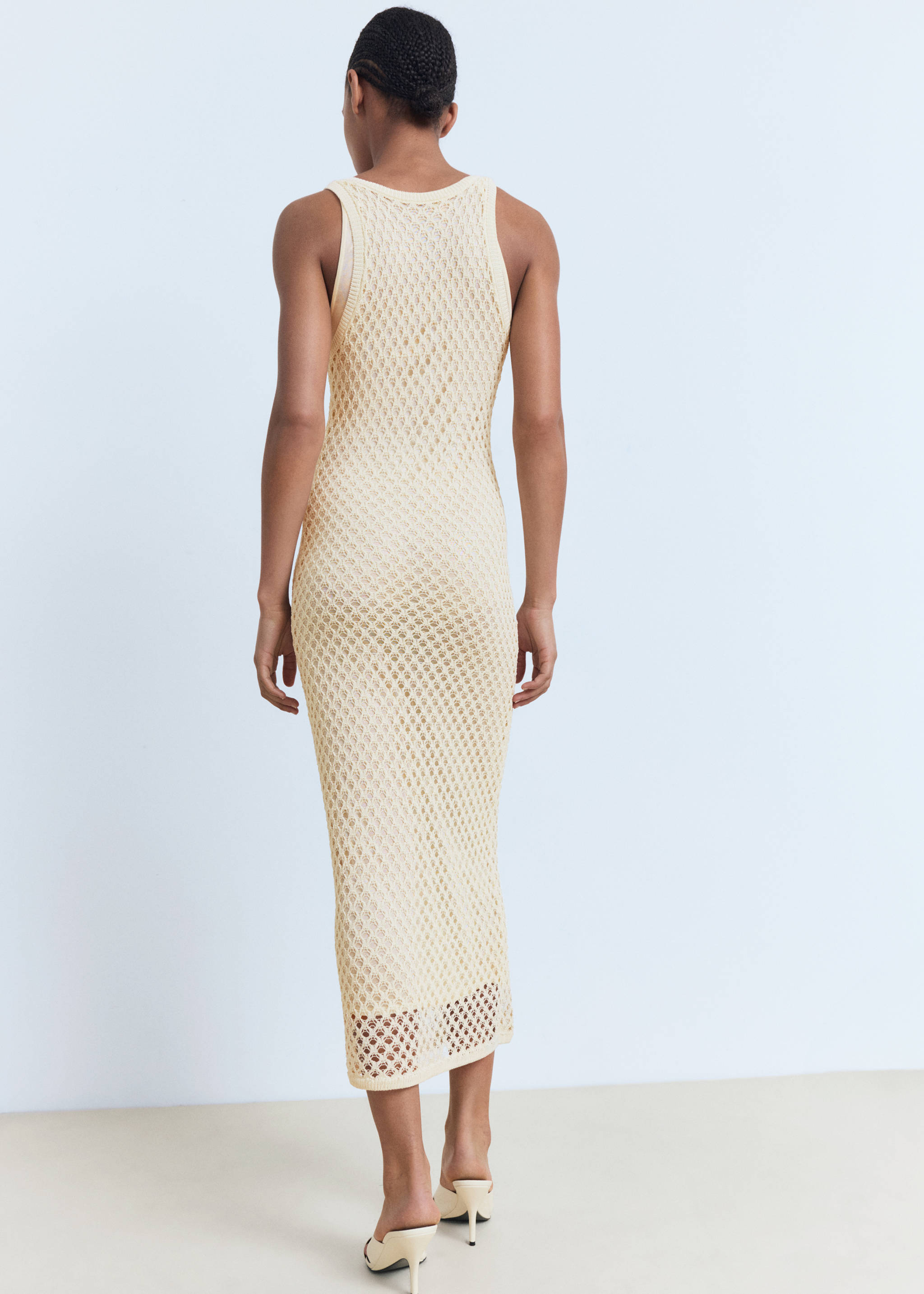 Vestido largo crochet - Reverso del artículo