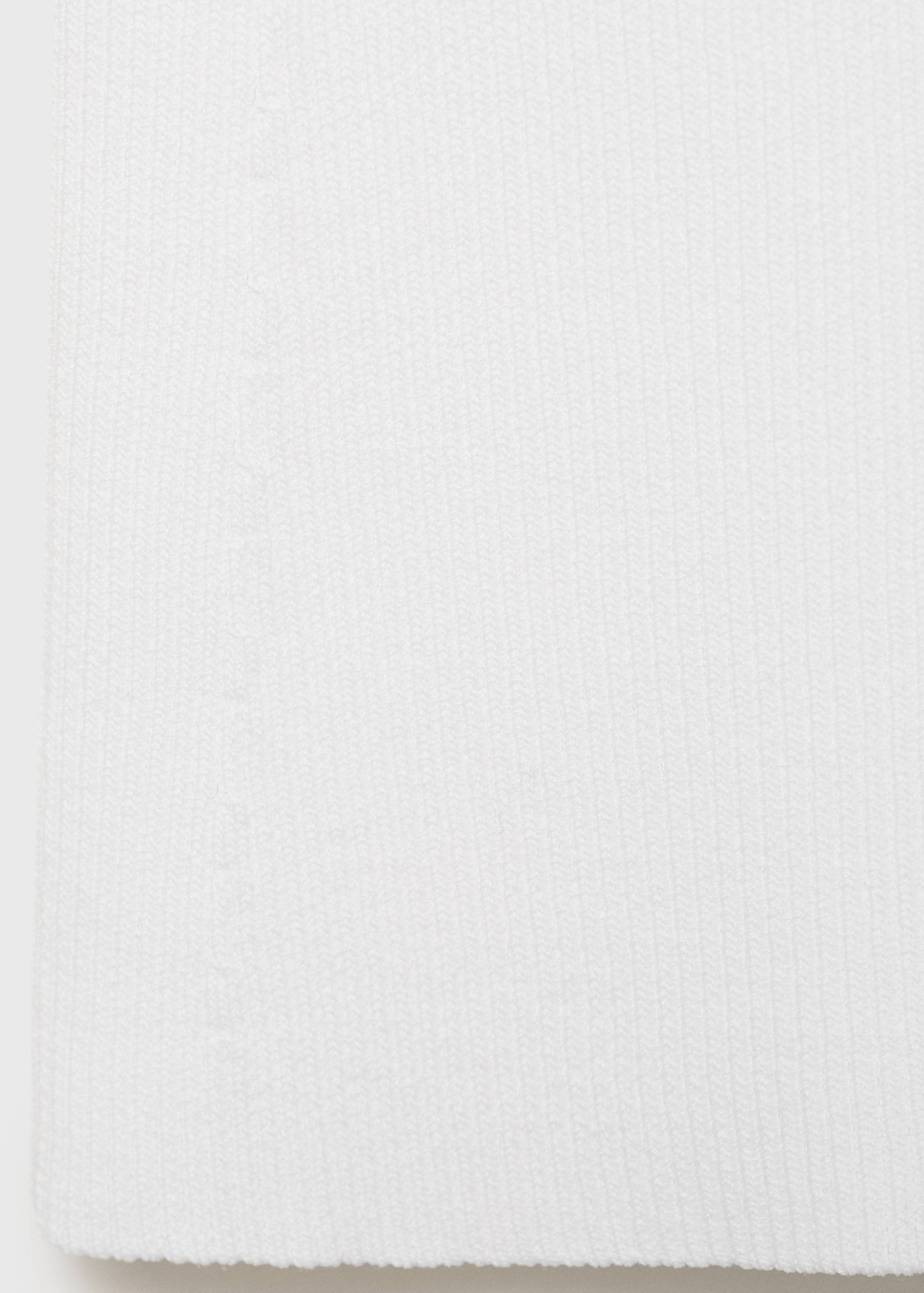 Ribbed knit top - Details of the article 0