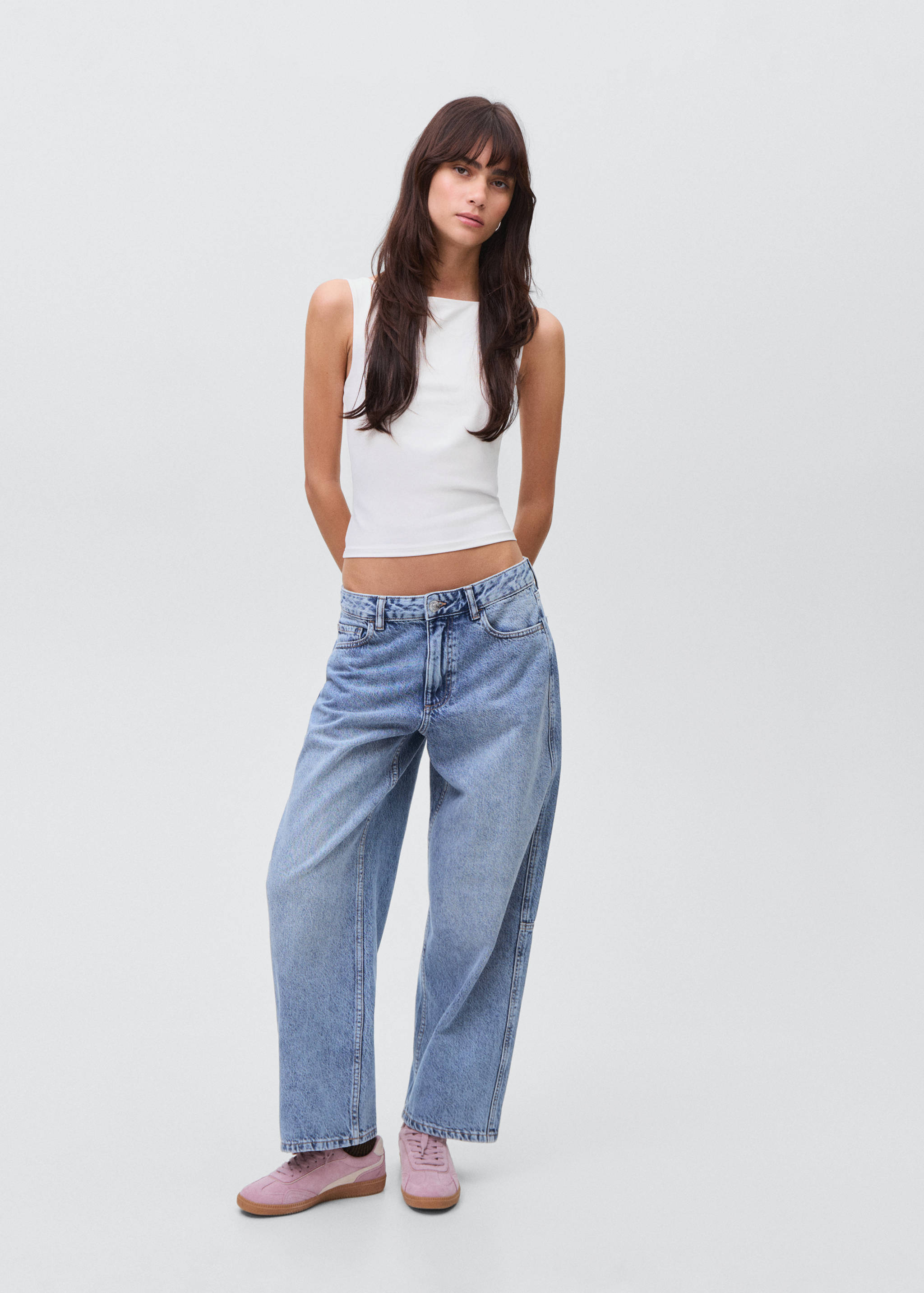 Plain strapless top - General plane