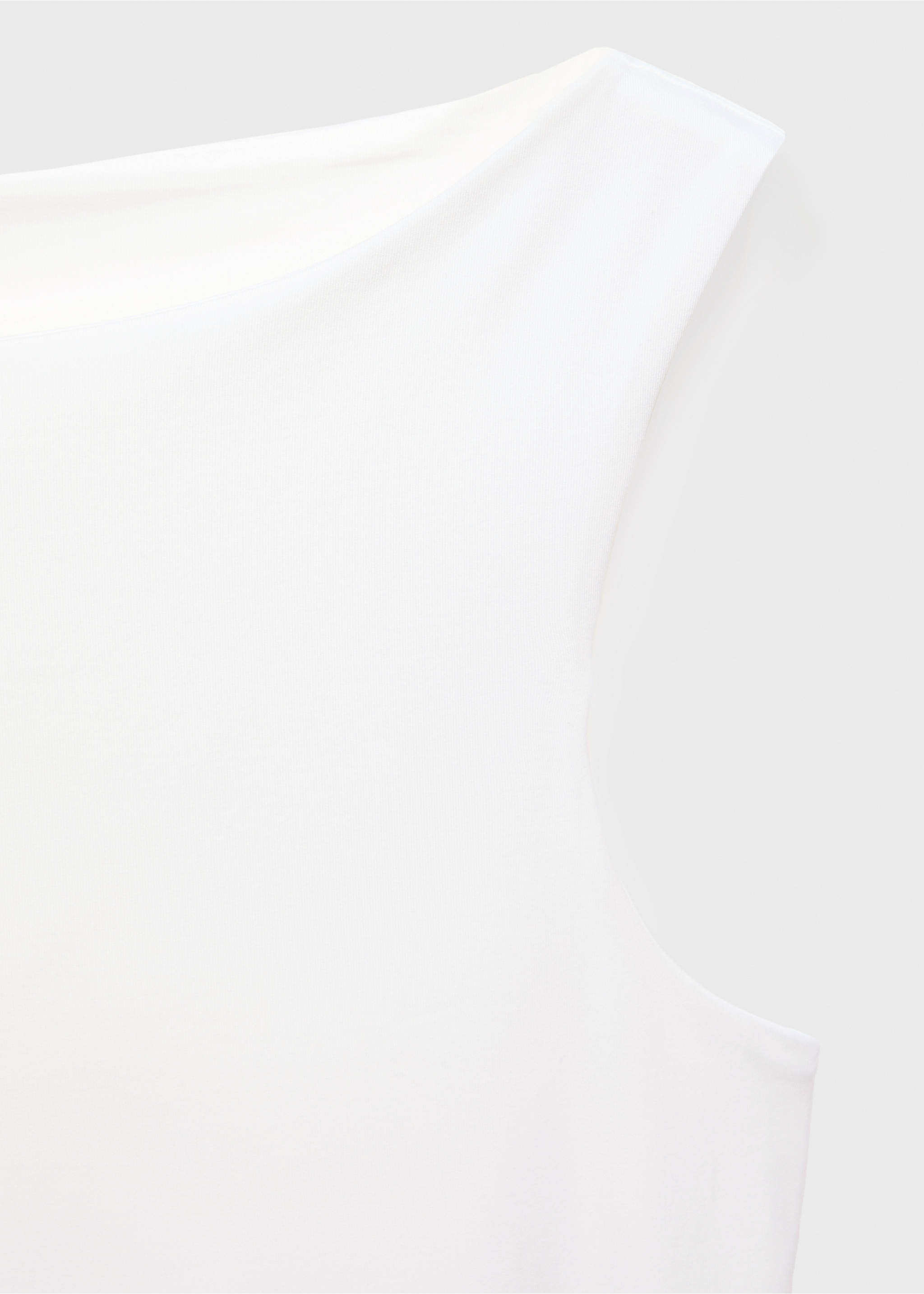 Plain strapless top - Details of the article 8, Off White. Ref: 17022907-00.