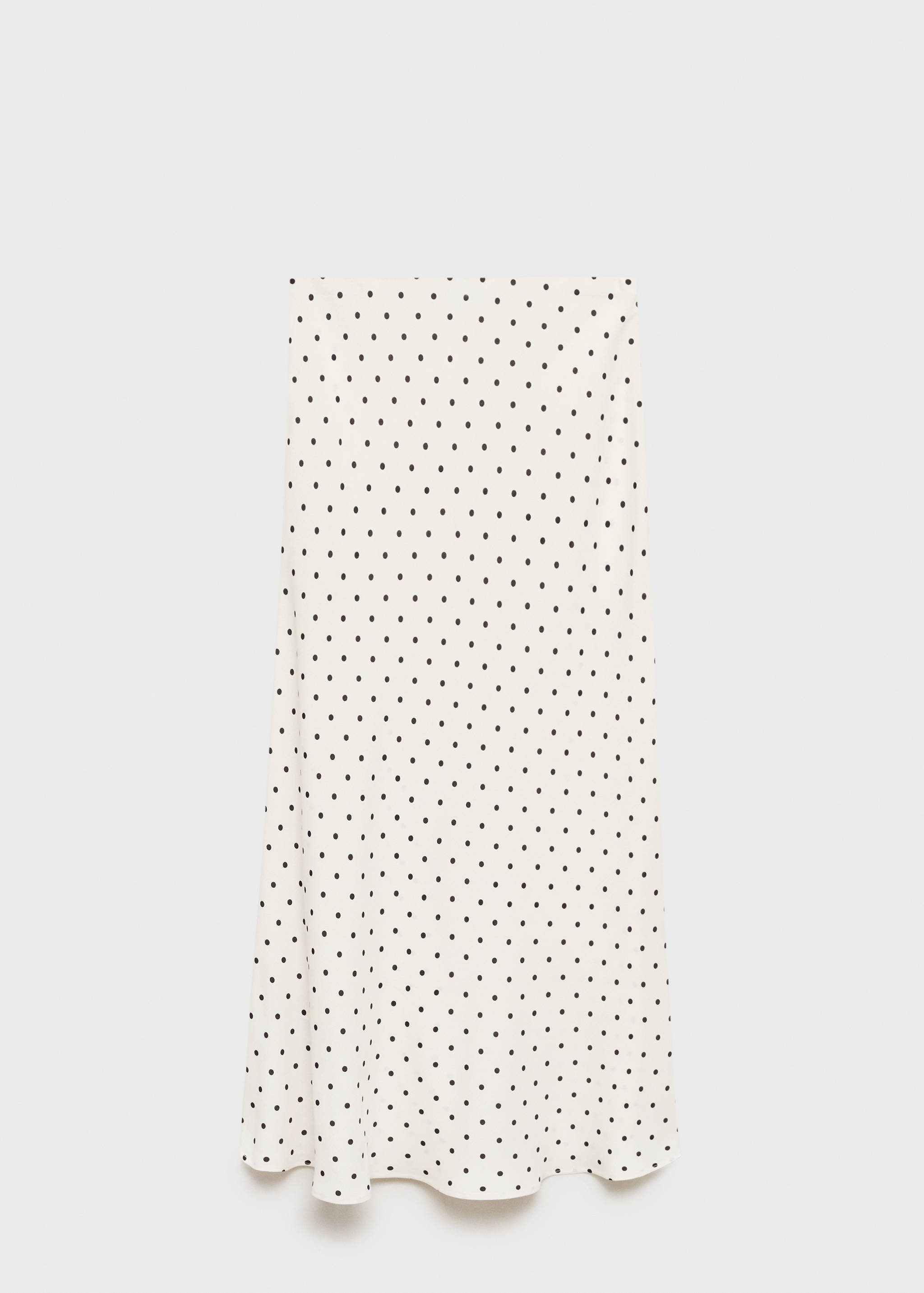 Long polka-dot skirt - Article without model