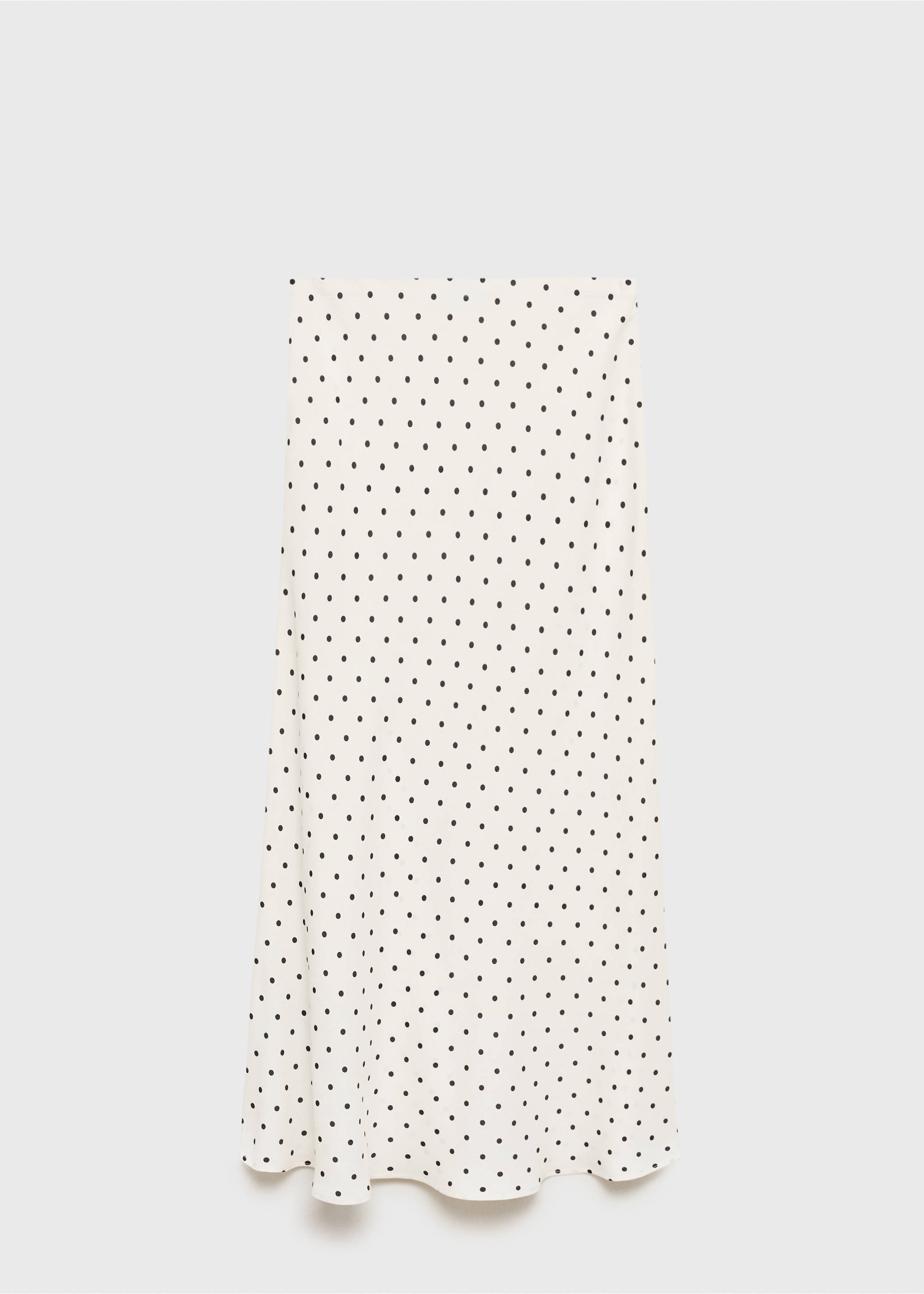 Pöttyös hosszú szoknya - Termék modell nélkül, Piszkosfehér. Ref: 17022911-00.