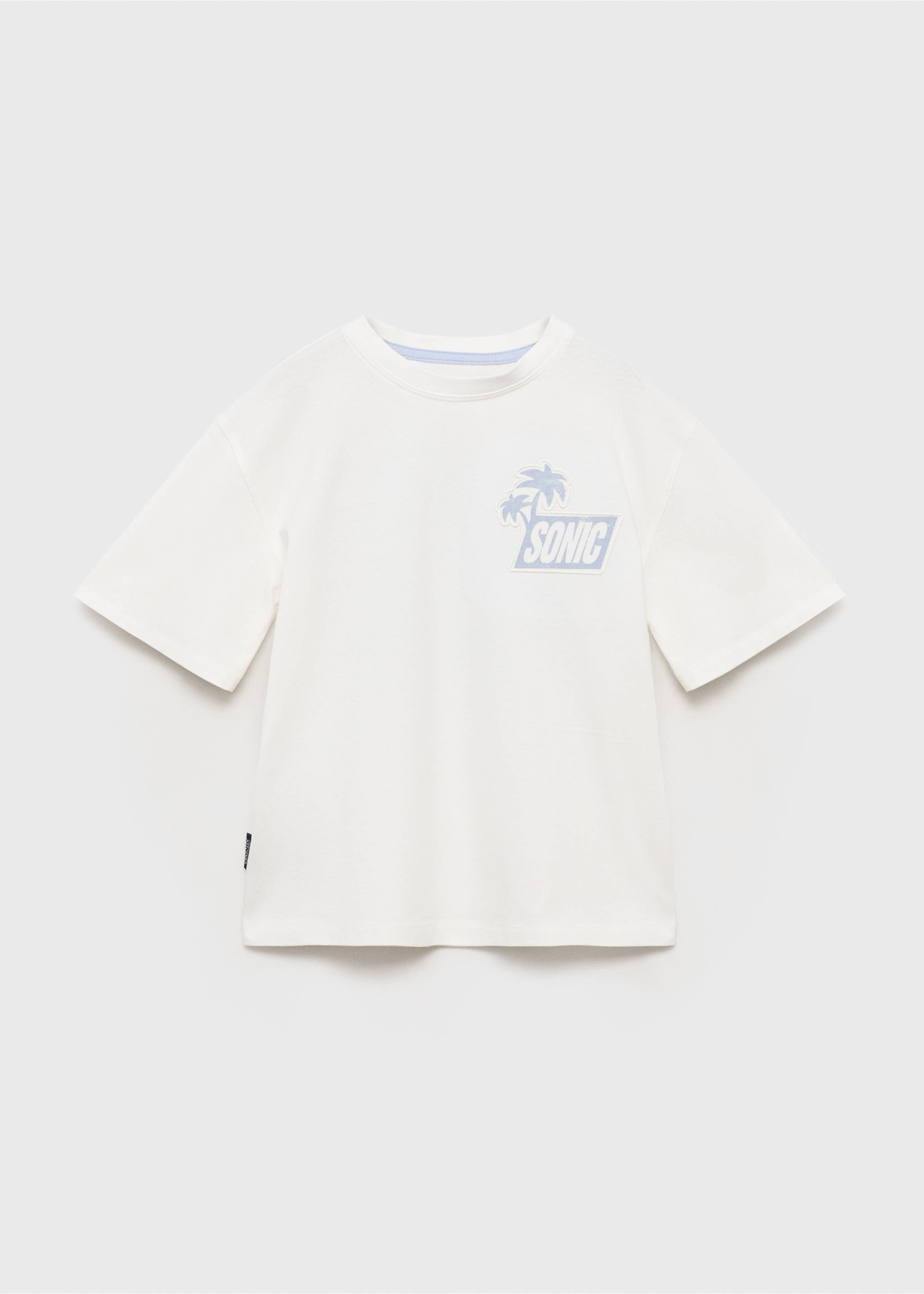 Sonic cotton t-shirt - Article without model, Off White. Ref: 17022912-00.