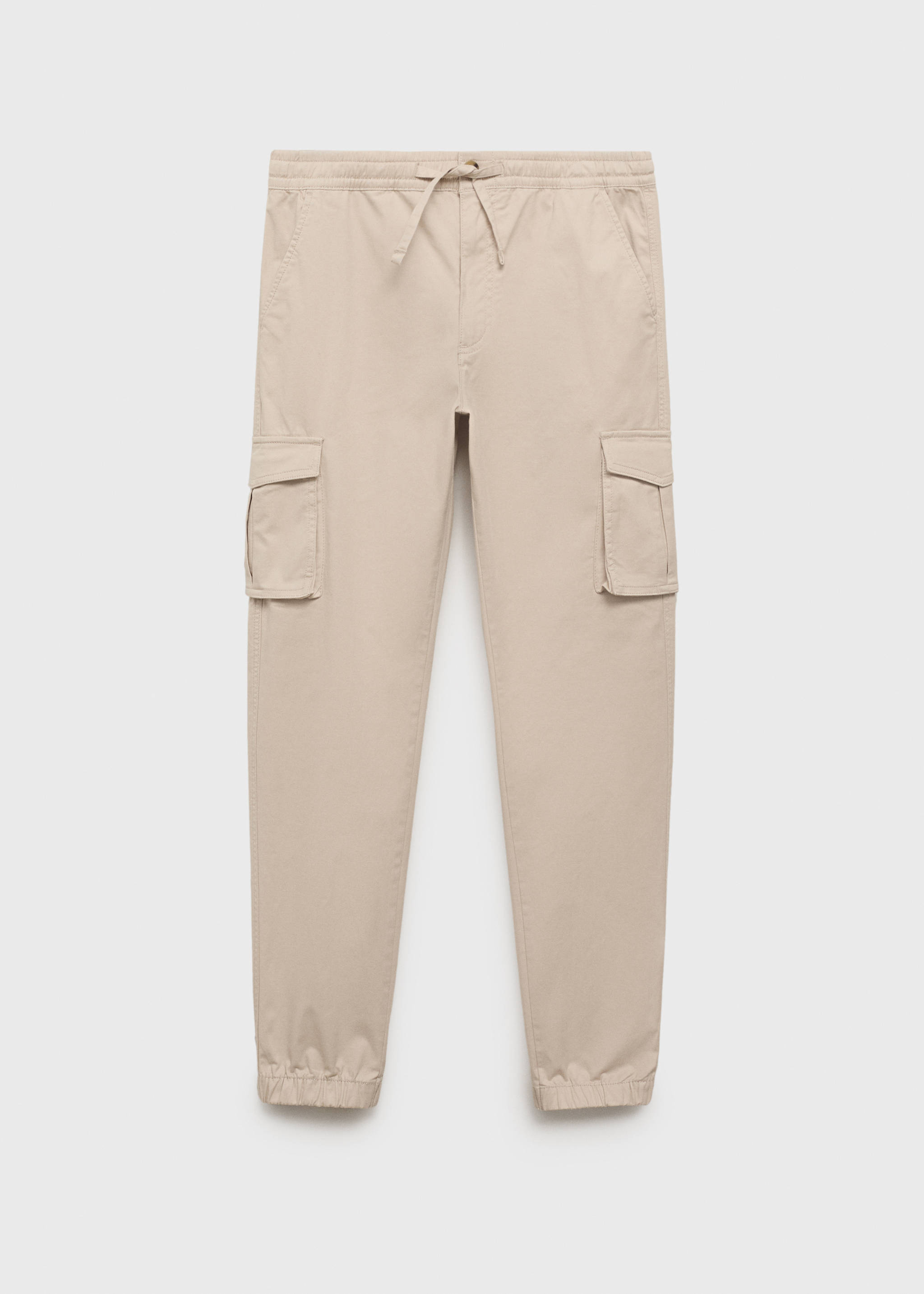 Cargo joggers with drawstring - Article without model