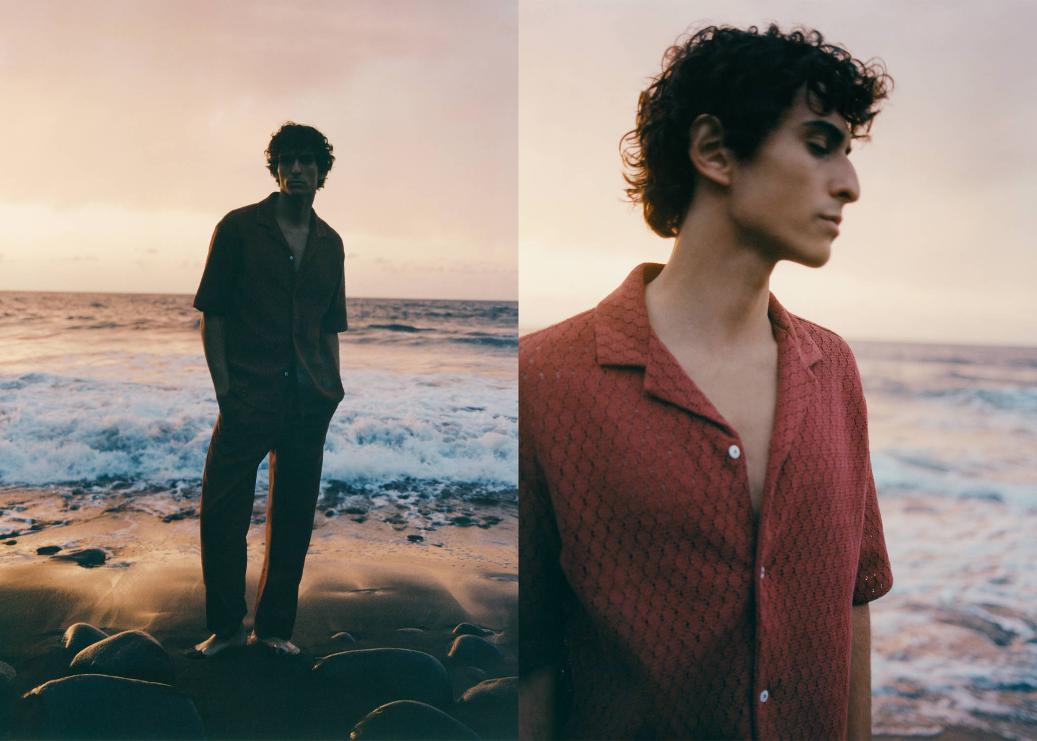 Cotton blouse with openwork detail - Panoramic plane