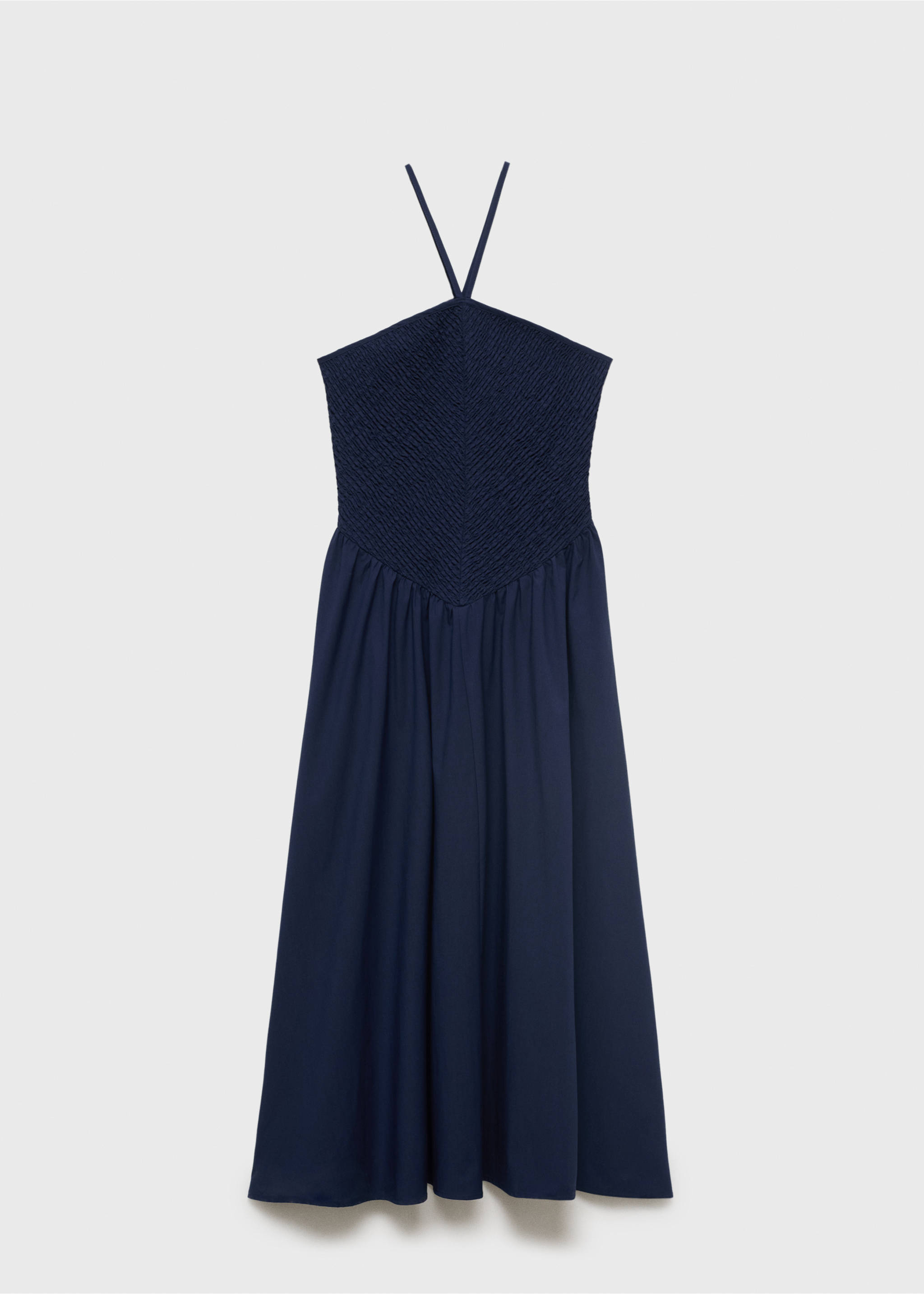 Combined halter-neck dress - Article without model, Dark Navy. Ref: 17022917-00.