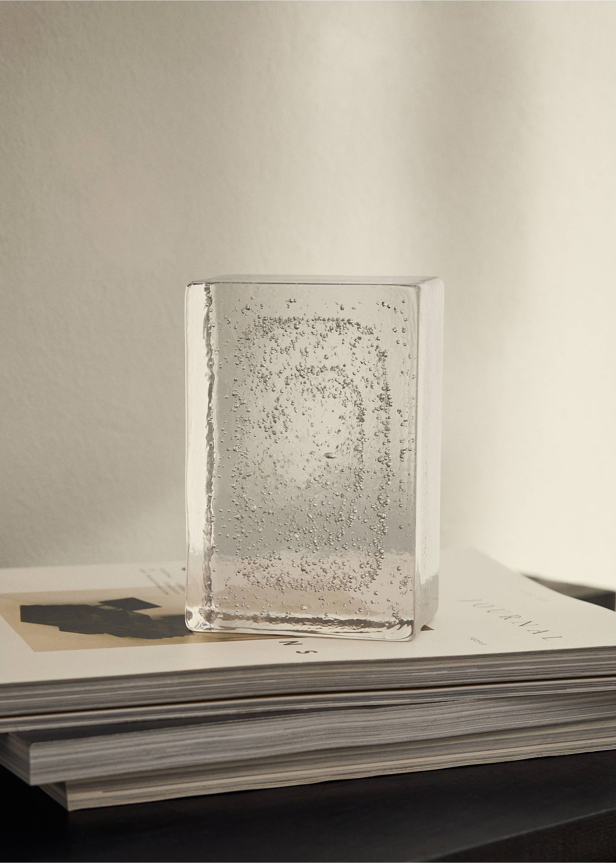 Bubble glass bookends - General plane, Black. Ref: 17022930-00.