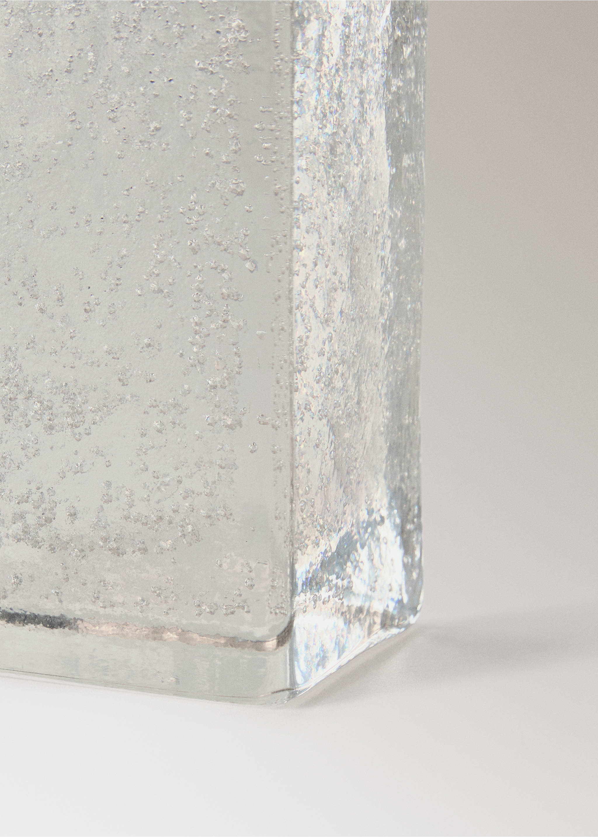 Bubble glass bookends - Details of the article 2, Black. Ref: 17022930-00.