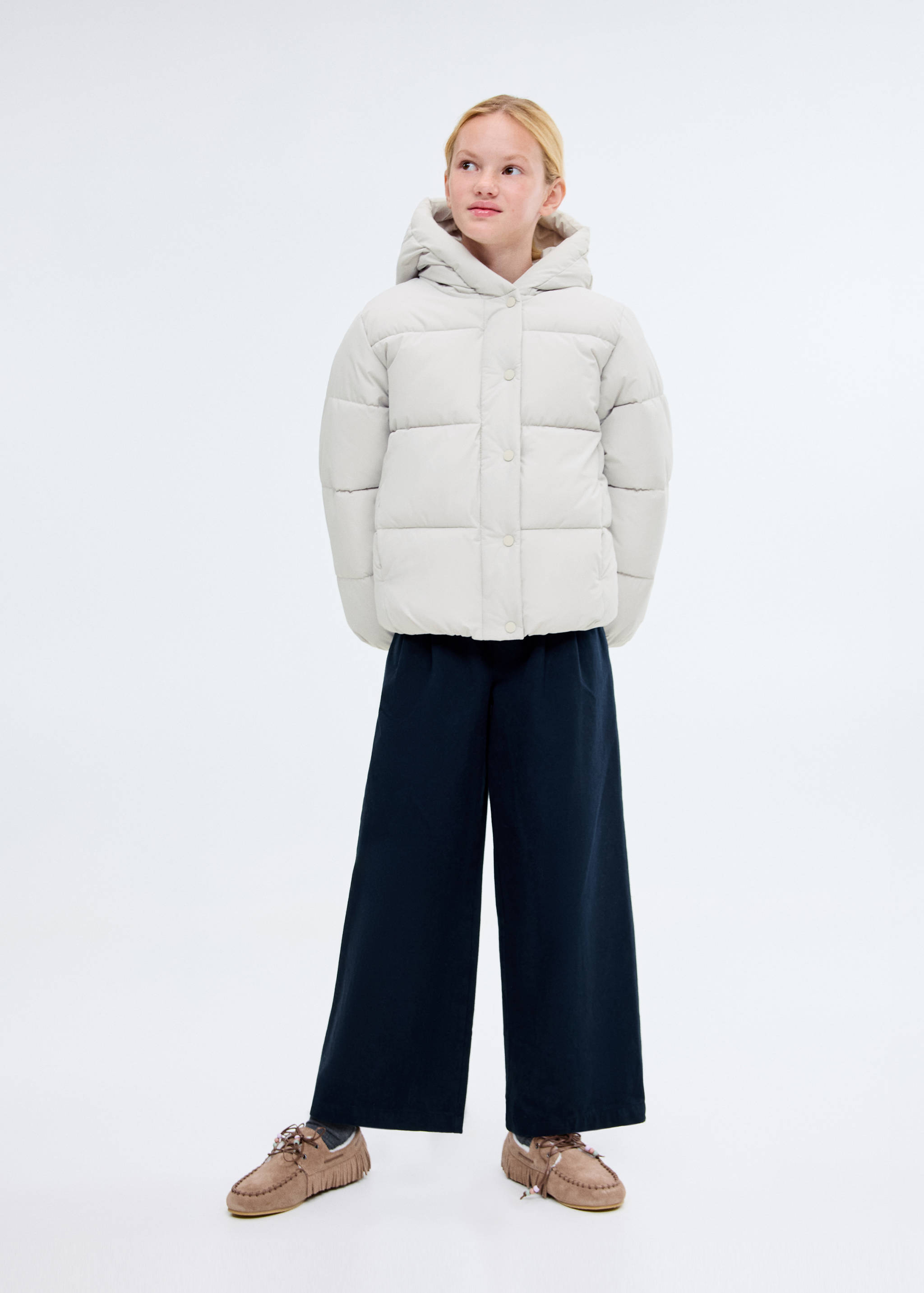 Manteau capuche doublure matelassée - Plan général