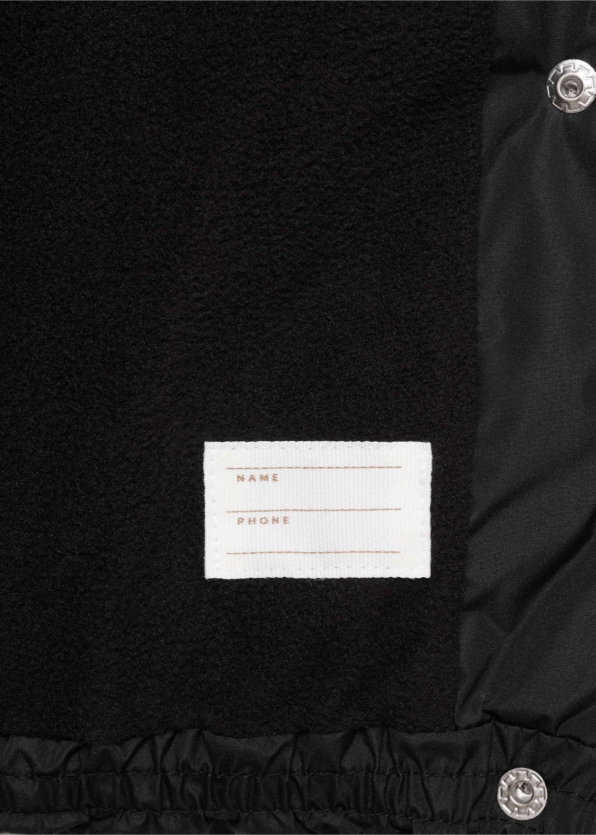 Manteau capuche doublure matelassée - Détail de l'article 0, Noir. Ref: 17023275-00.