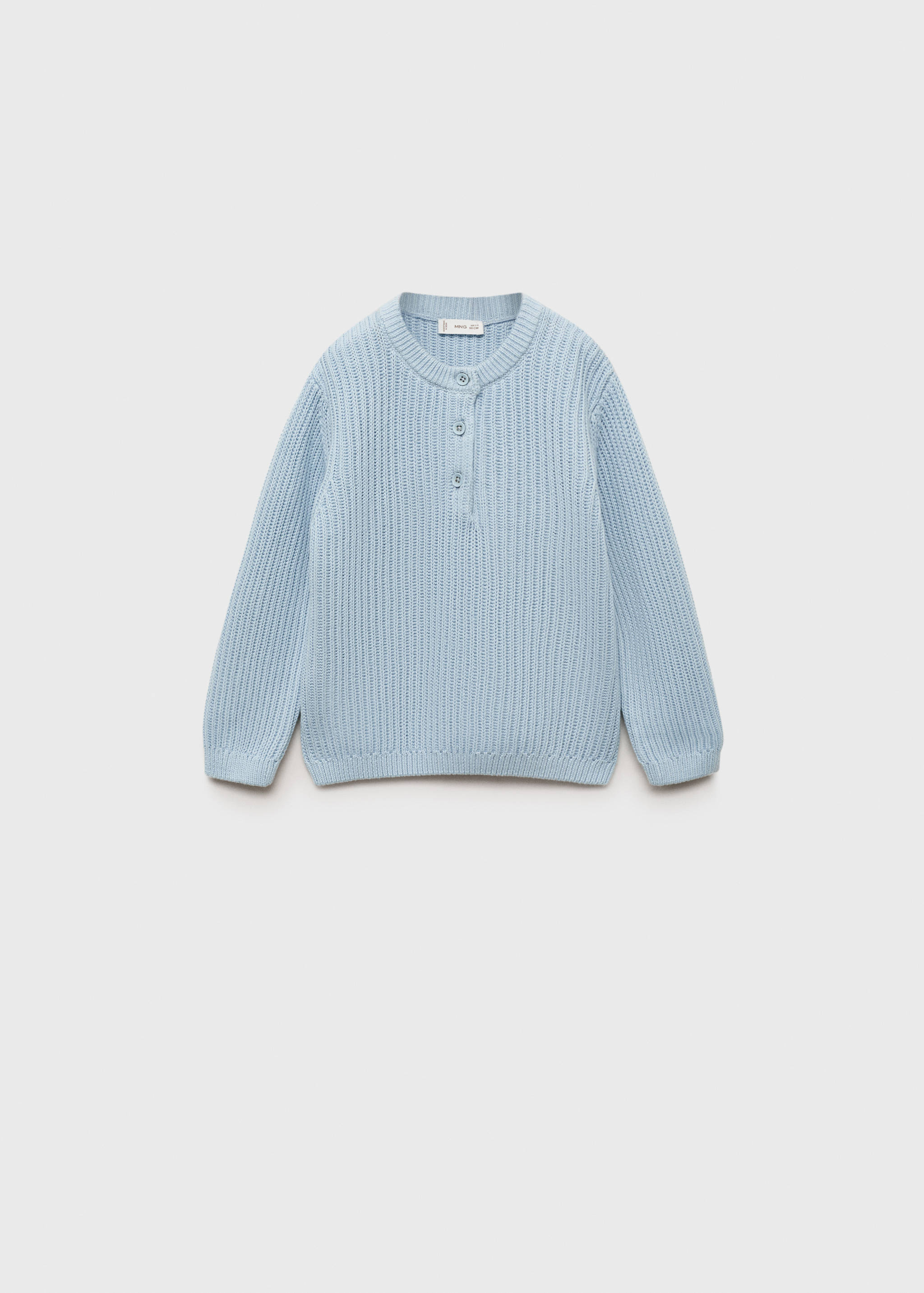 Knitted cotton sweater - Article without model