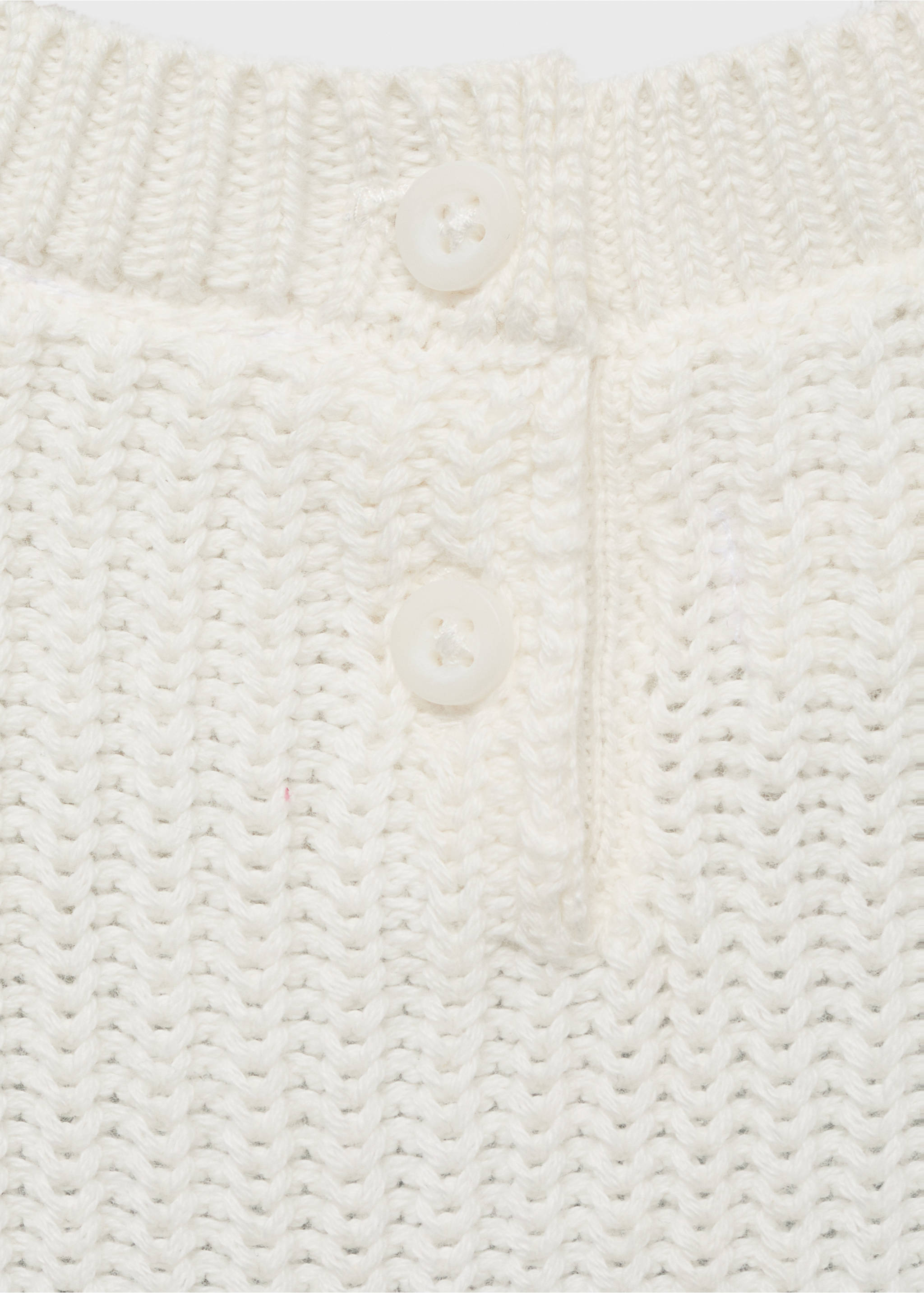 Knit striped sweater - Details of the article 0, Off White. Ref: 17023283-00.