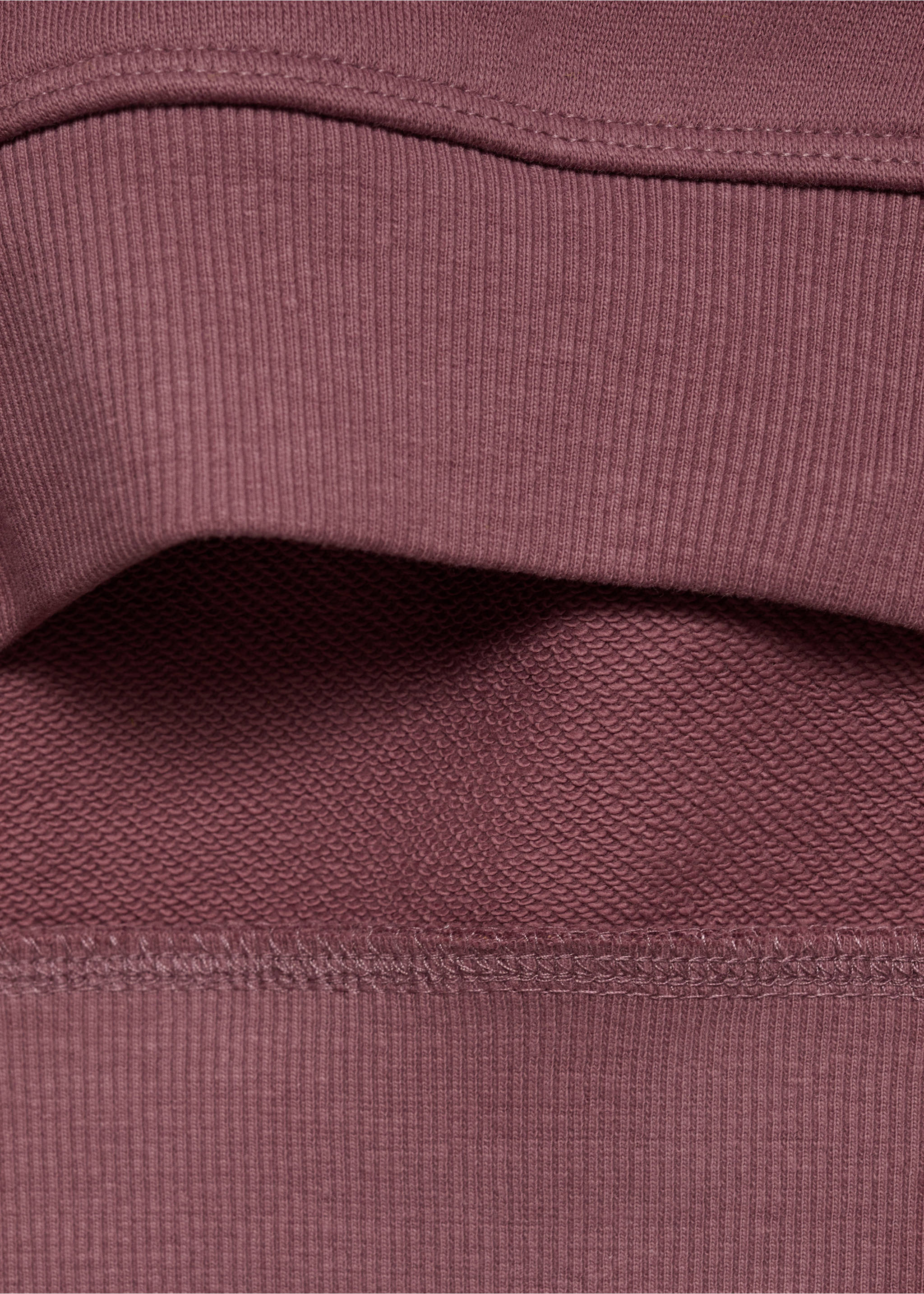 Printed hoodie - Details of the article 0, Wine. Ref: 17023289-00.