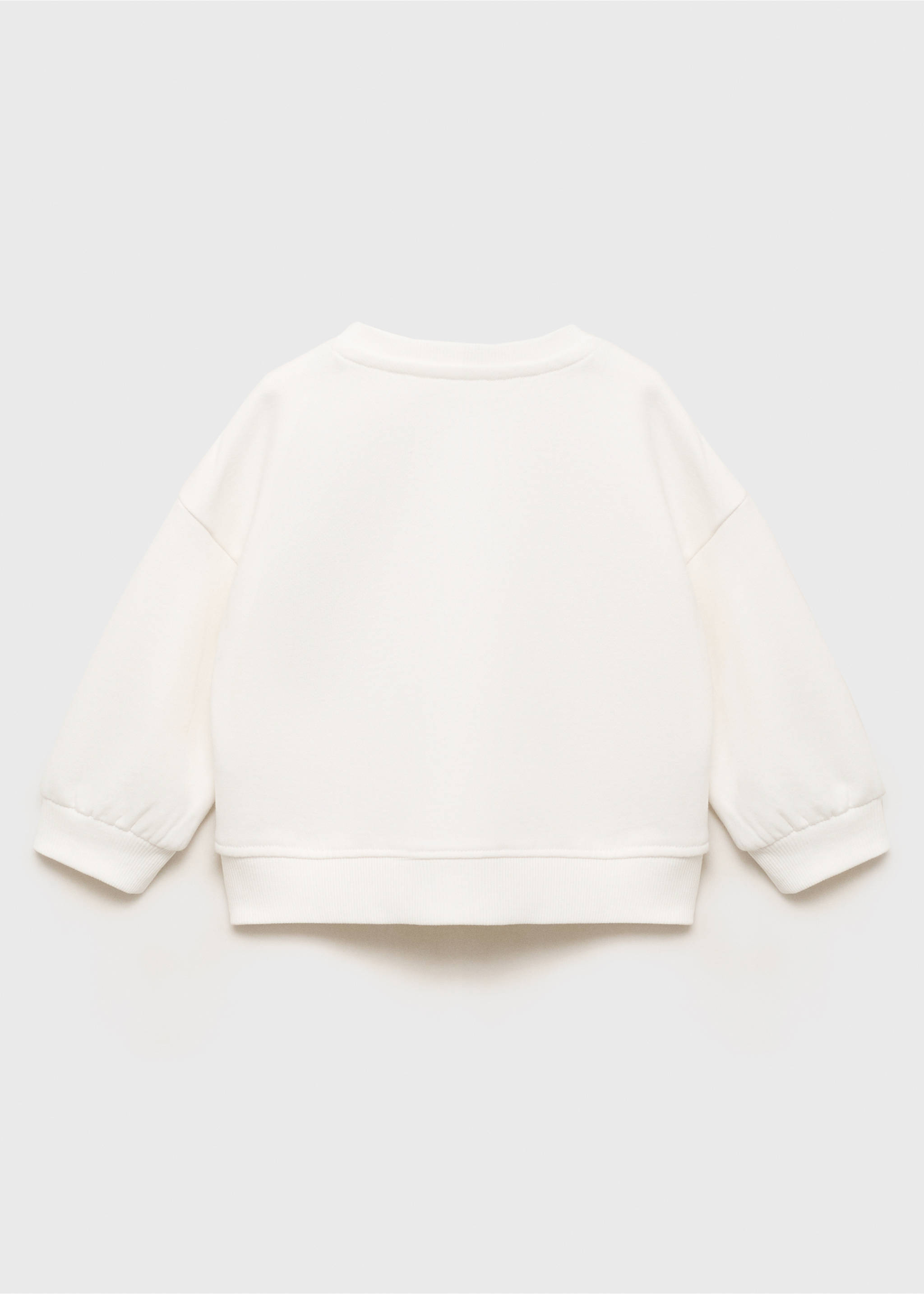 Sweatshirt with embroidered star - Reverse of the article, Off White. Ref: 17023291-00.