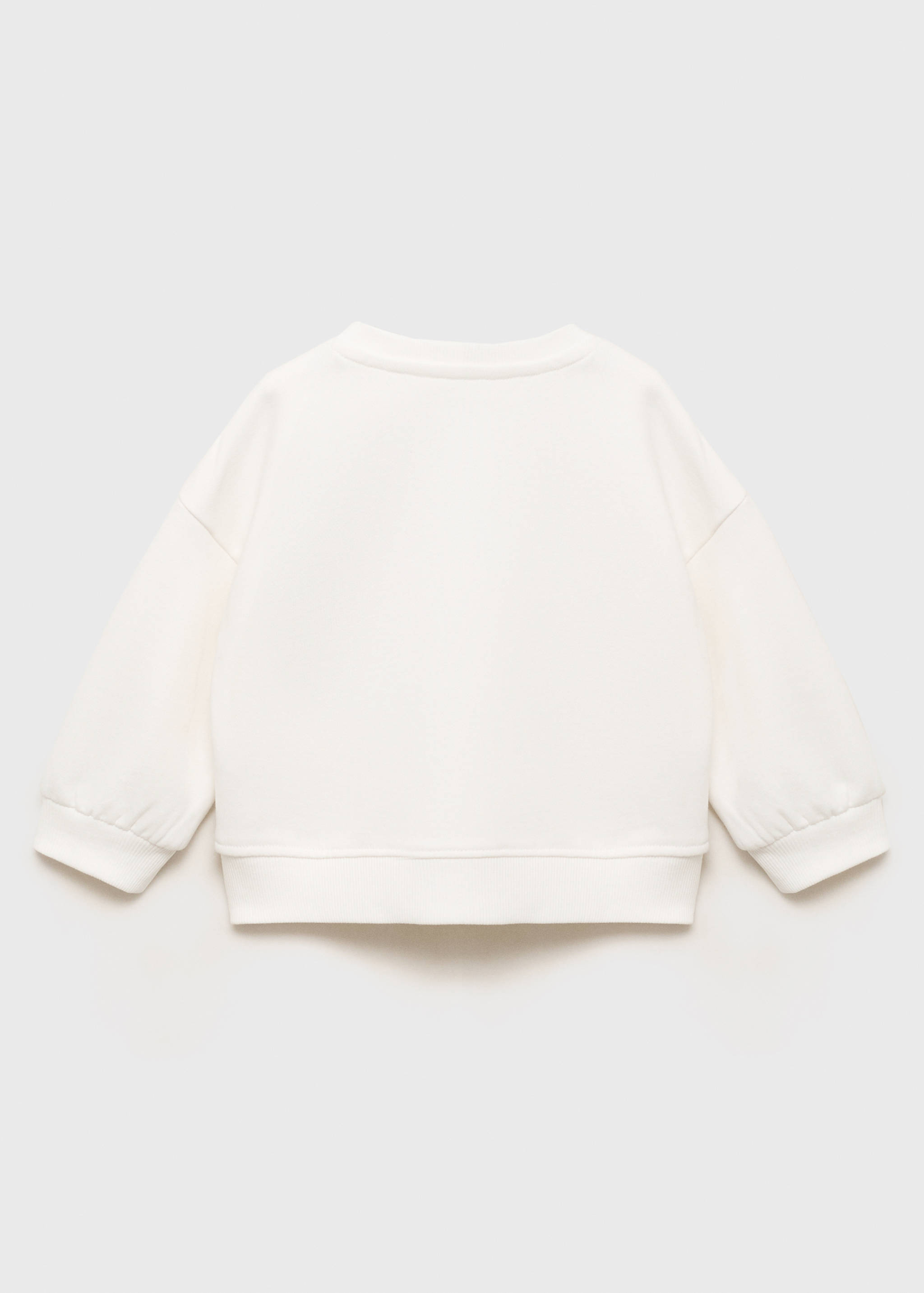 Sweatshirt with embroidered star - Reverse of the article