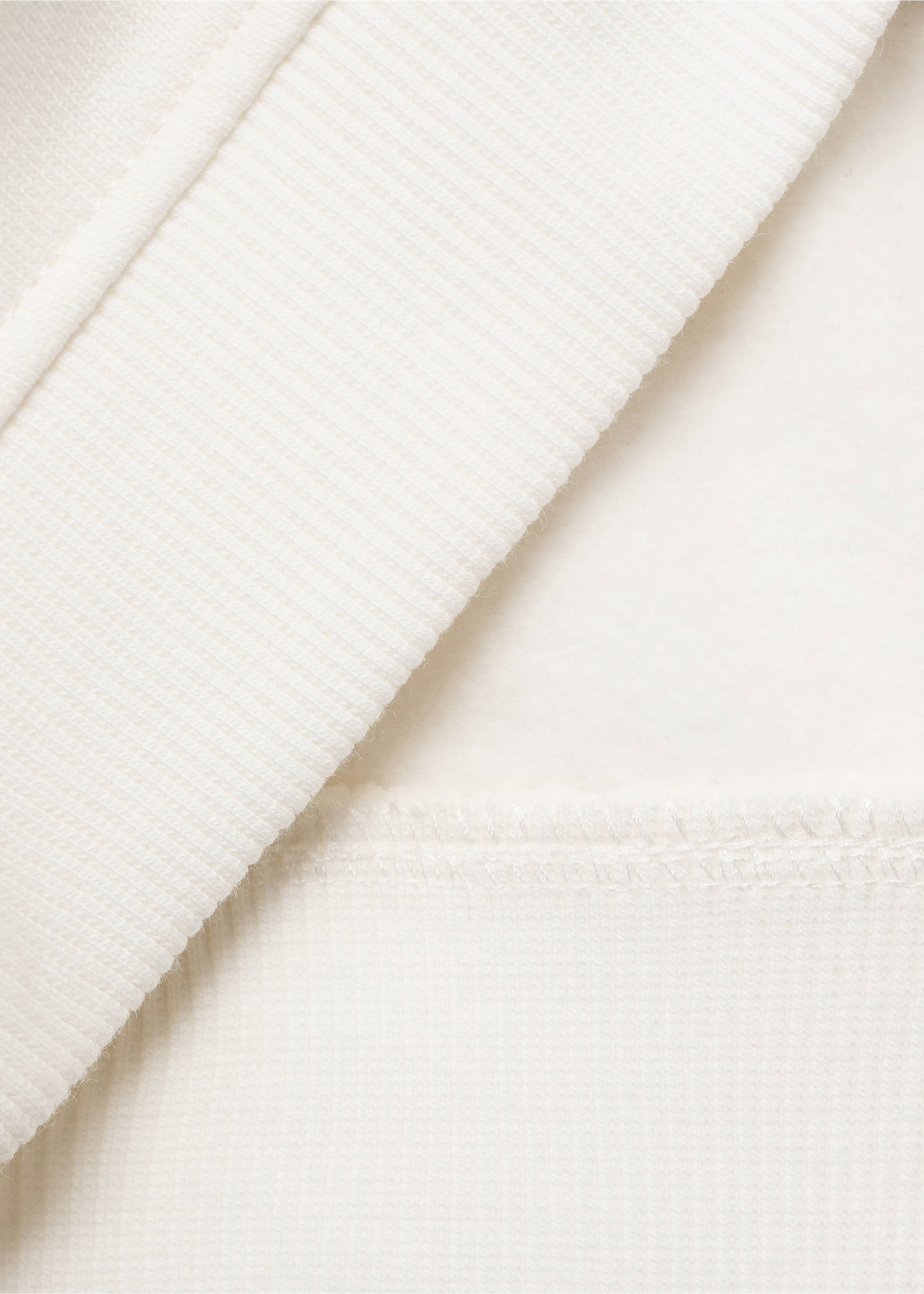 Sweatshirt with embroidered star - Details of the article 0, Off White. Ref: 17023291-00.