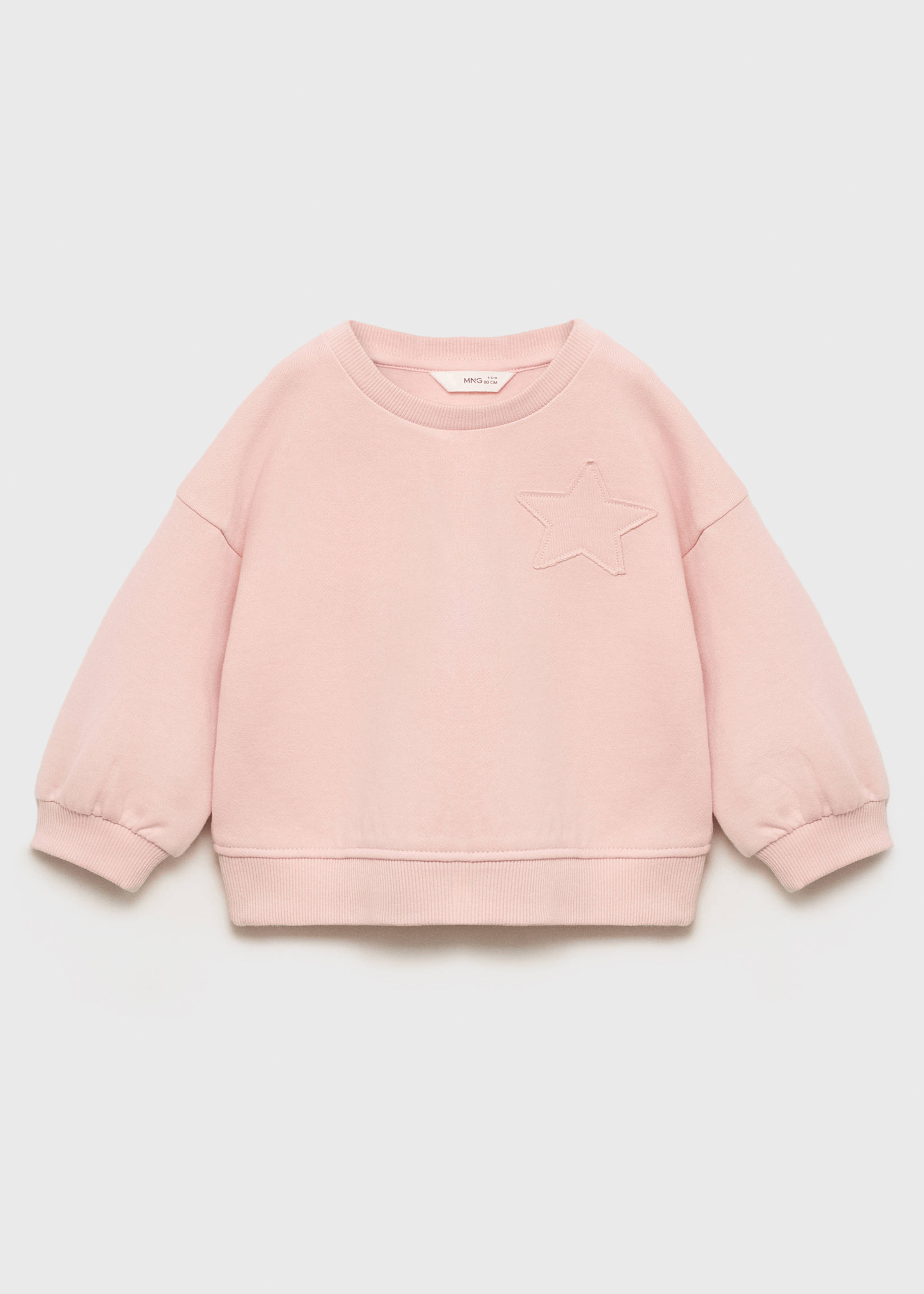 Sweatshirt with embroidered star - Article without model