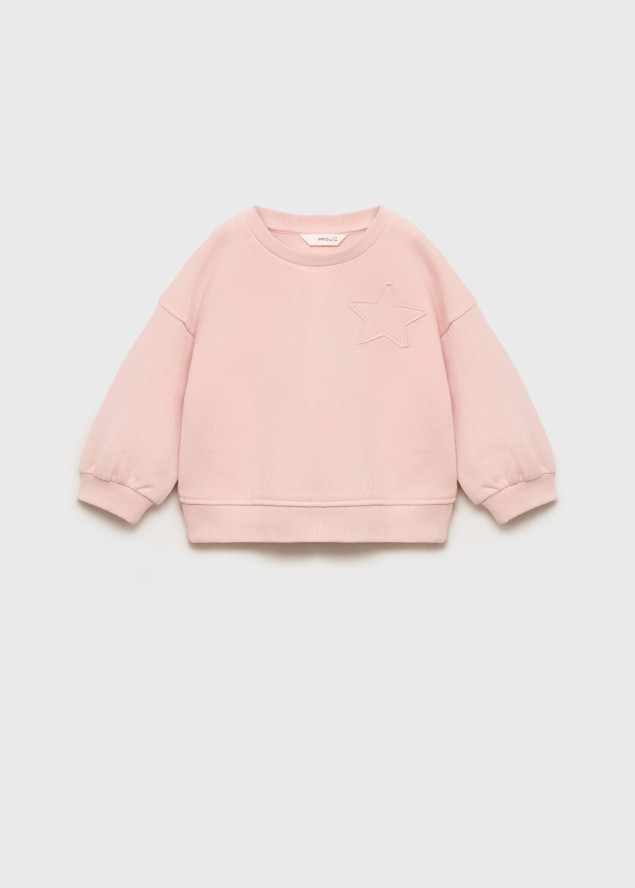 Sweatshirt with embroidered star - Article without model