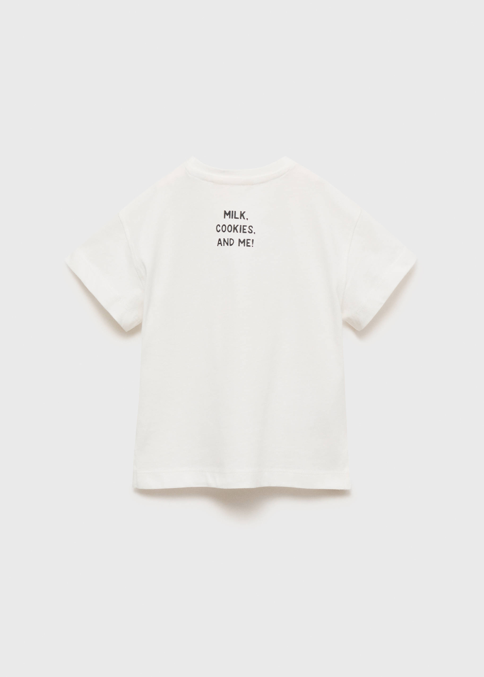 Embossed detail printed t-shirt - Reverse of the article