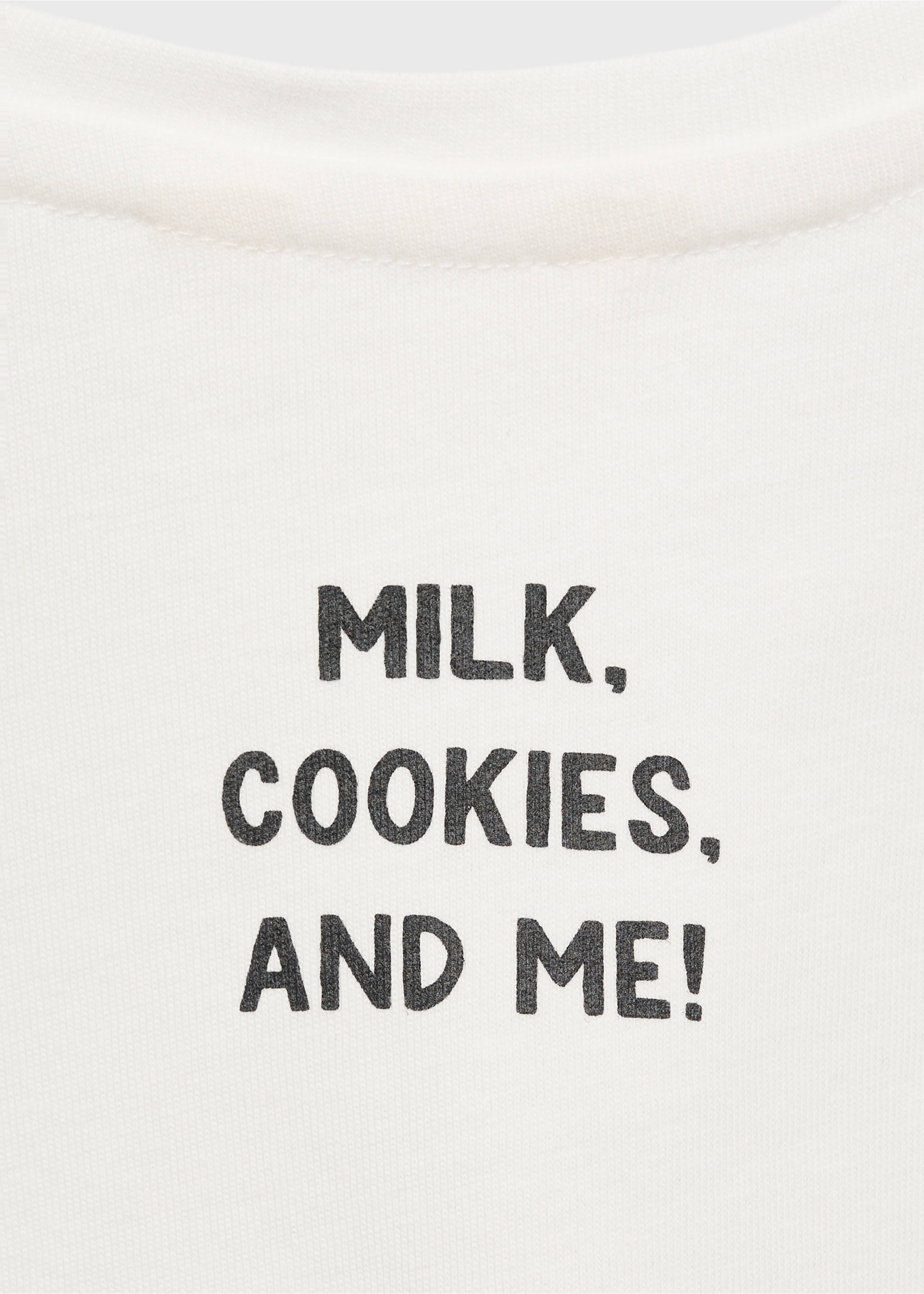 Embossed detail printed t-shirt - Details of the article 8, Off White. Ref: 17023294-00.