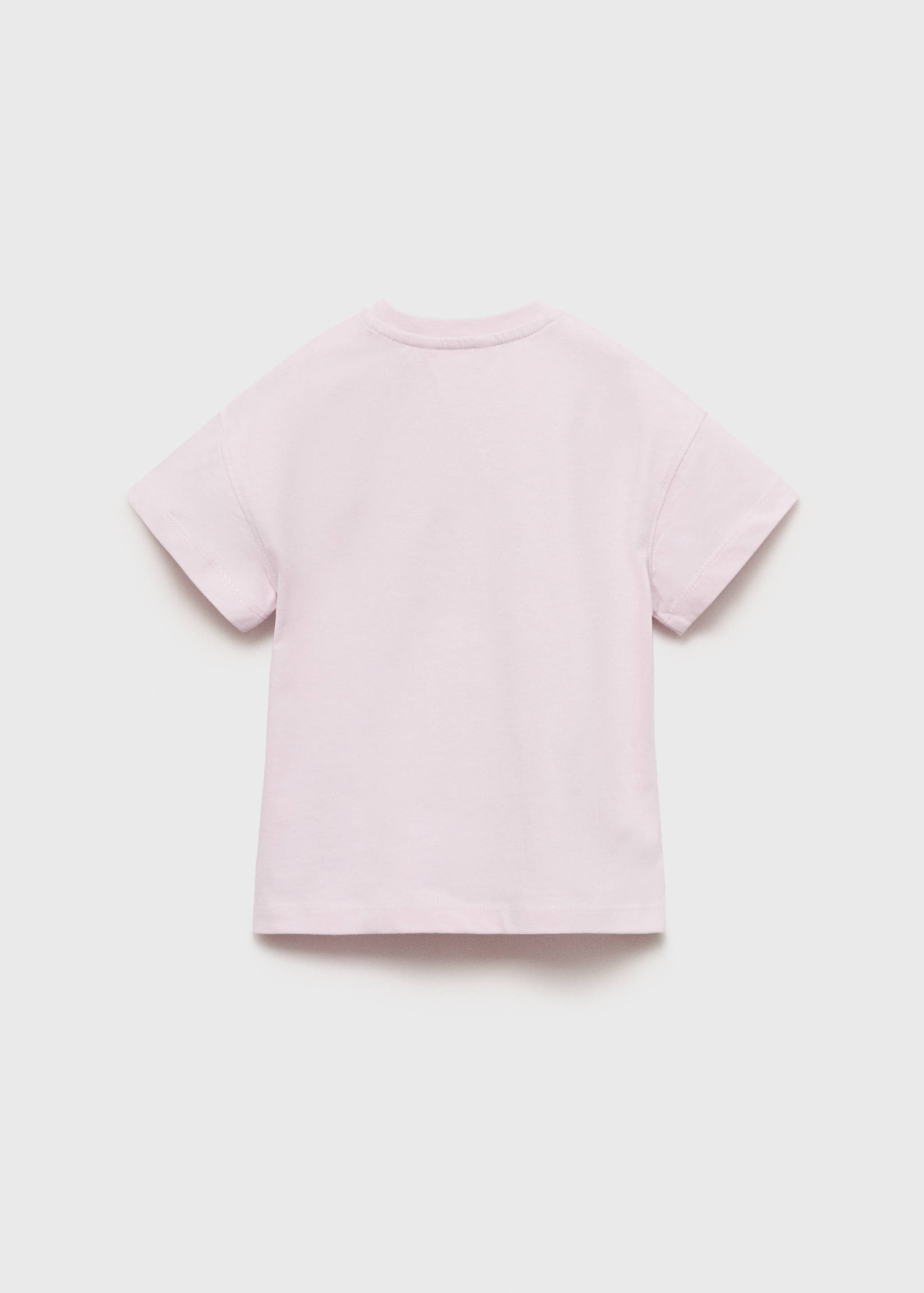 Embossed detail printed t-shirt - Reverse of the article
