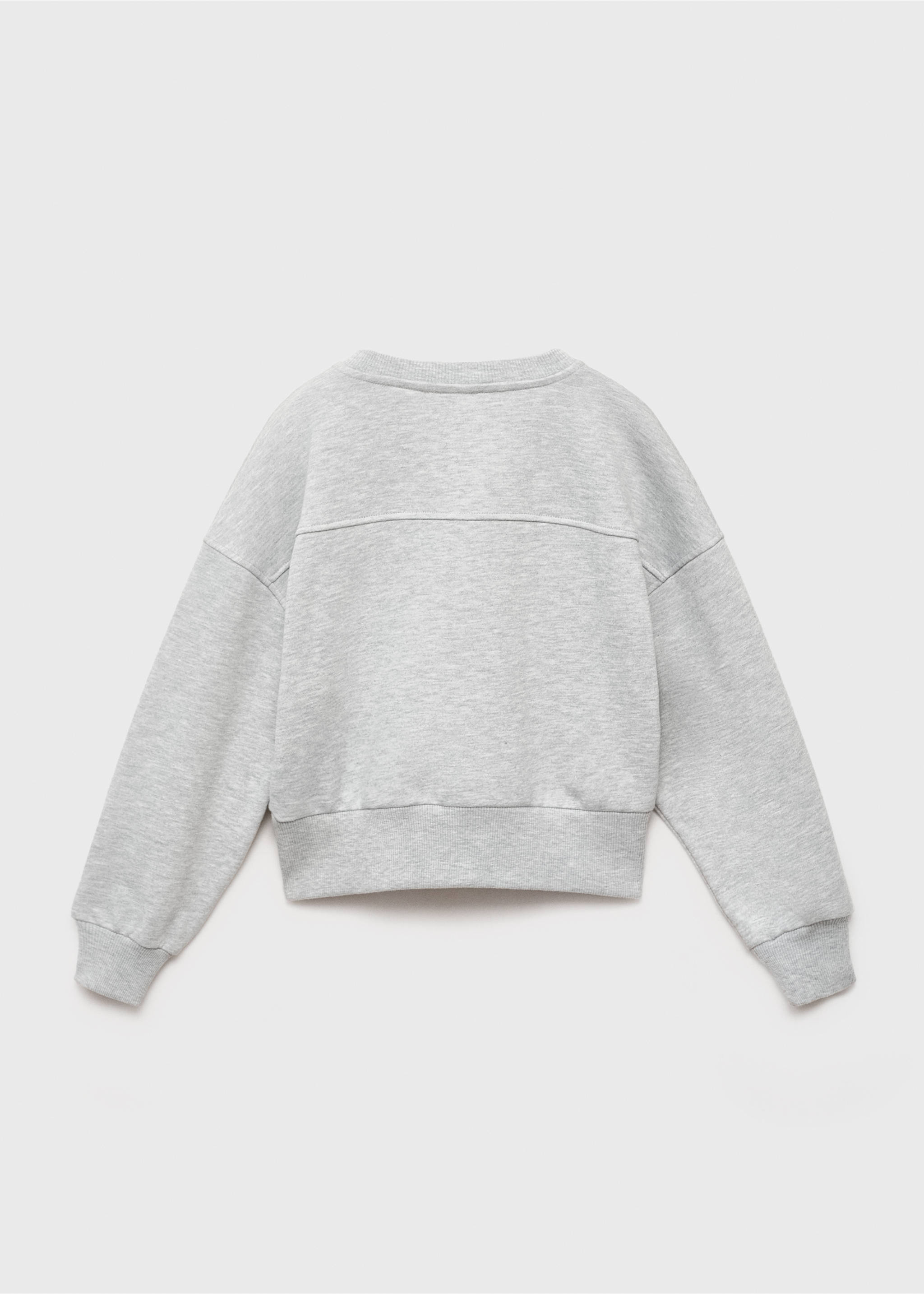 Monochrome college sweatshirt - Reverse of the article, Medium Heather Grey. Ref: 17023298-00.