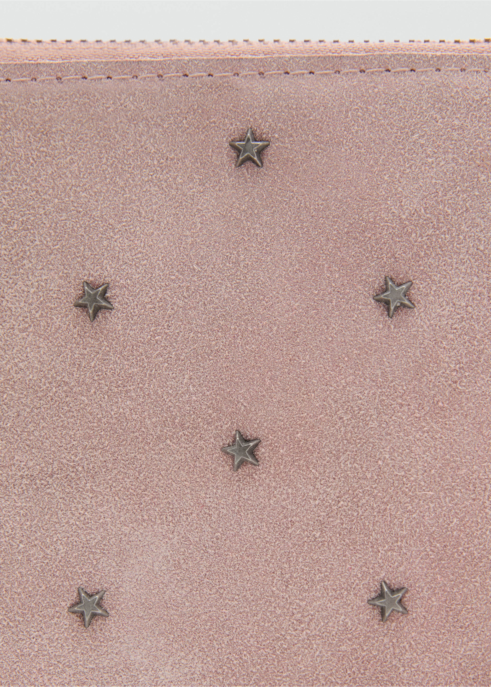 Stud leather bag - Details of the article 1, Pale Pink. Ref: 17023300-00.