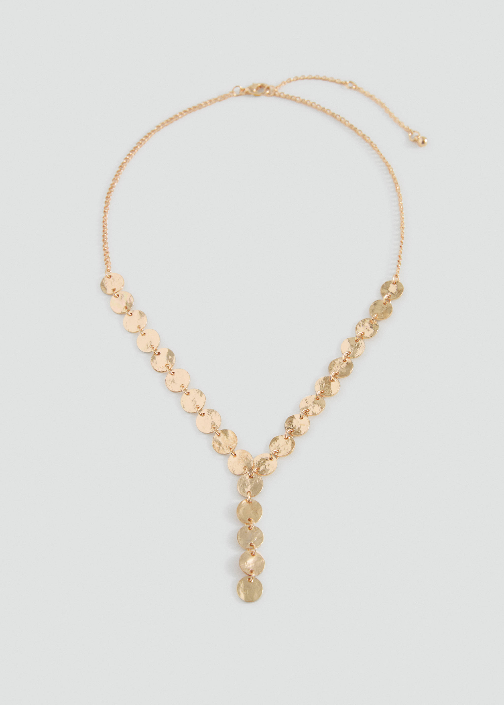 Collana Con Ciondolo A Moneta Oro - YANCHUN - Girocollo Bohémien Grosso Per Donna E Ragazza