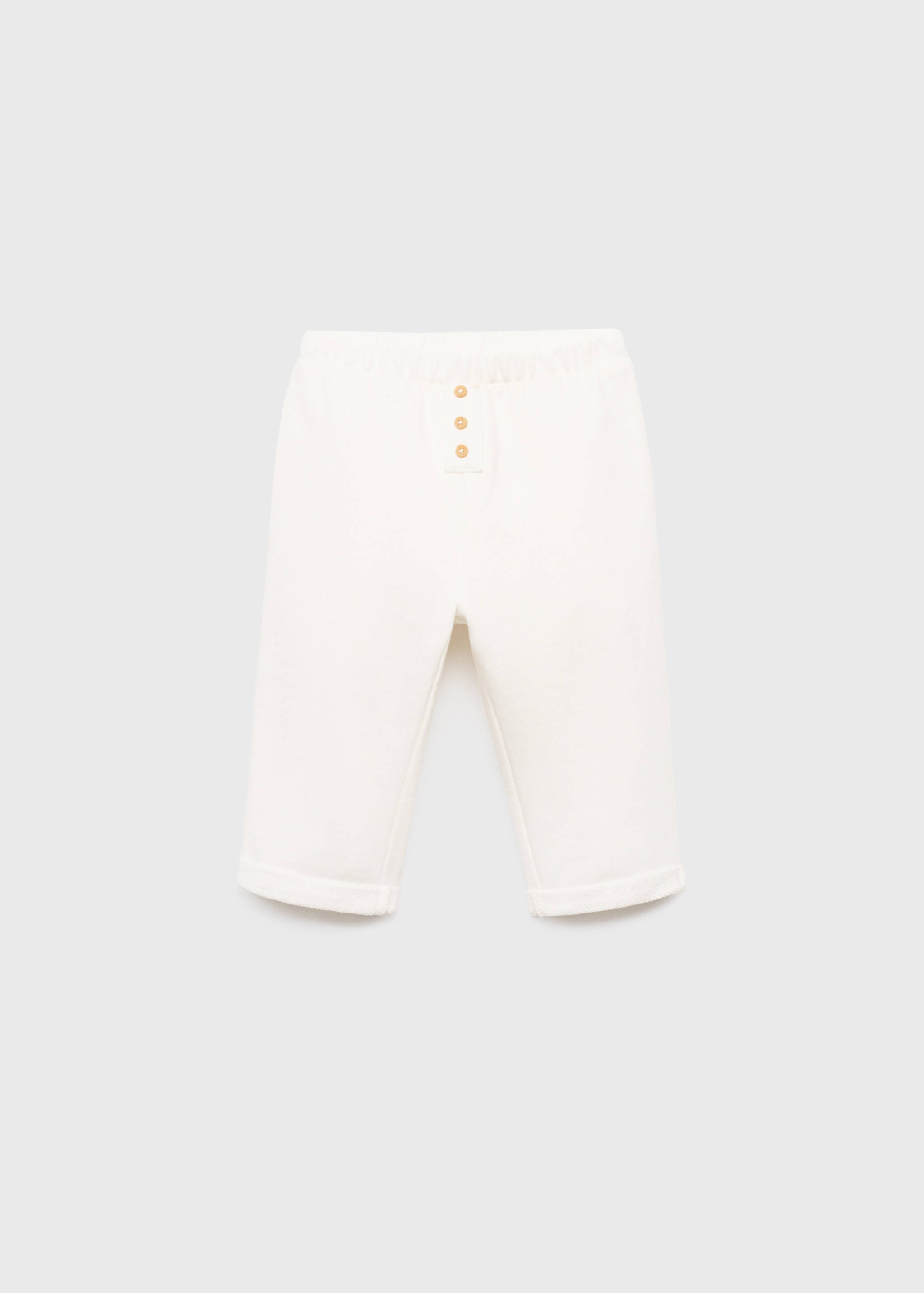Buttons cotton trousers - Article without model