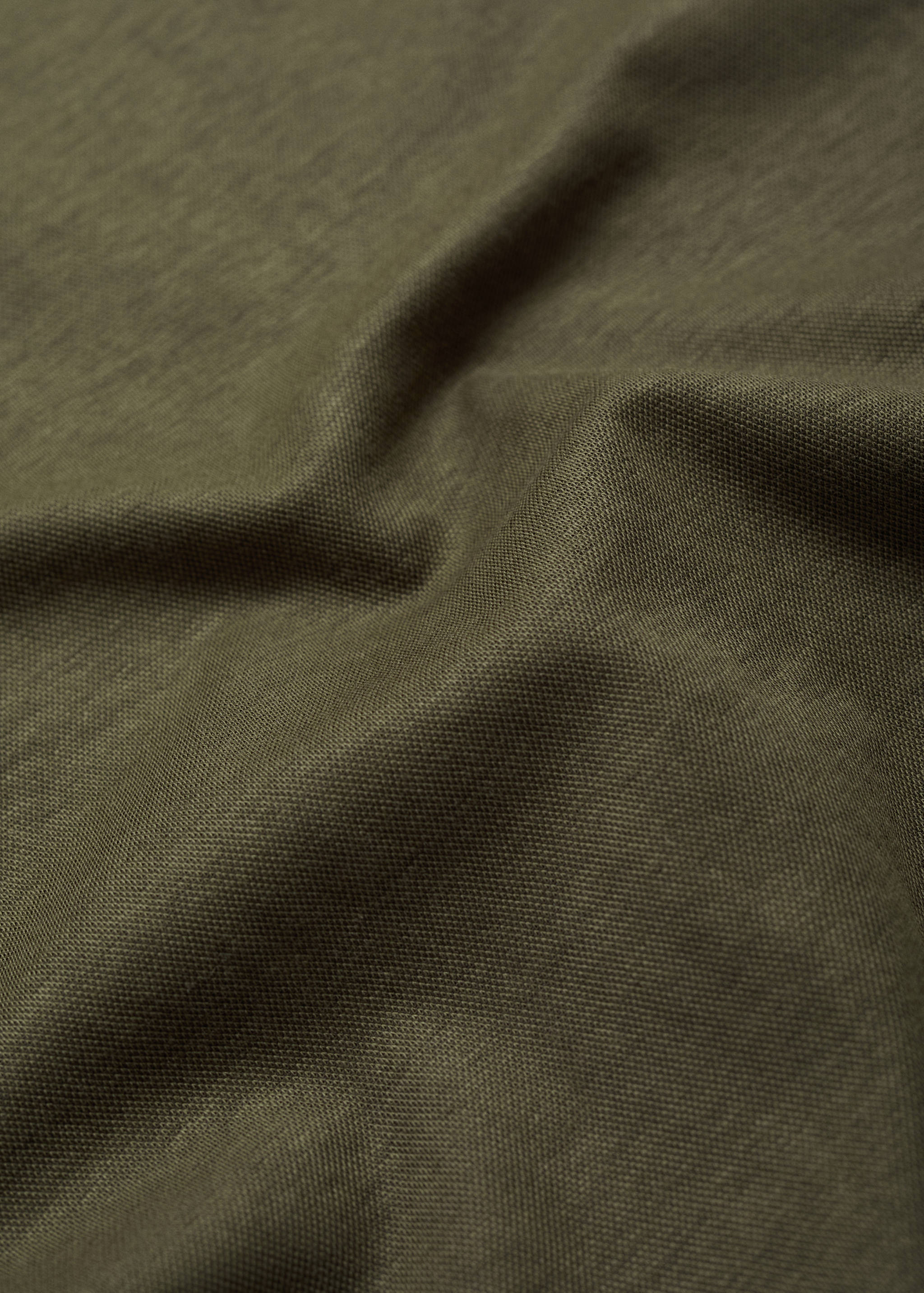 Straight-fit trousers with elastic waist - Details of the article 0