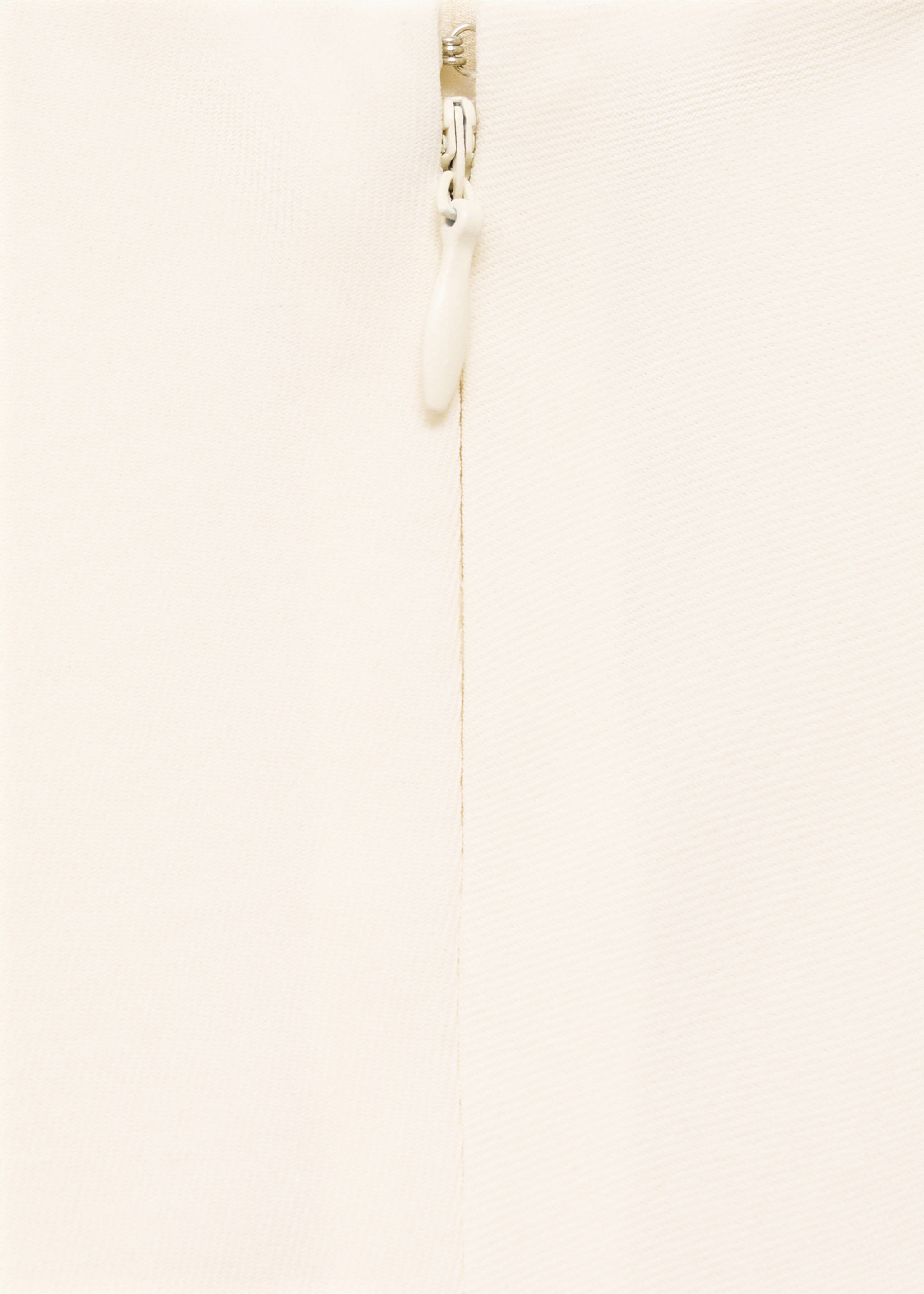 Asymmetrical pleated dress - Details of the article 8, Off White. Ref: 17024089-00.